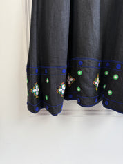 Saloni Black Beaded Skirt (8/M)