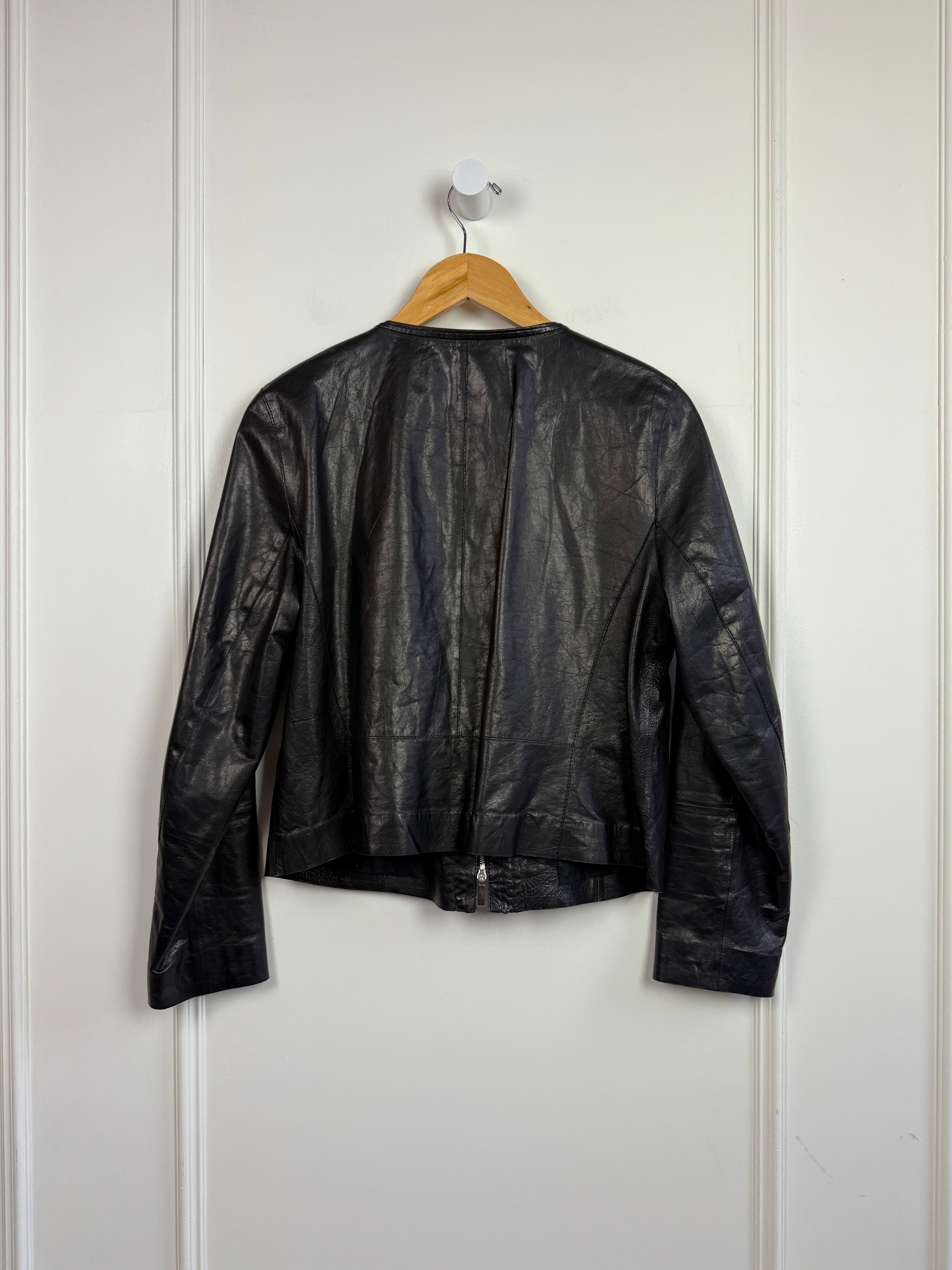 Lafayette 148 Leather Jacket (L/10)