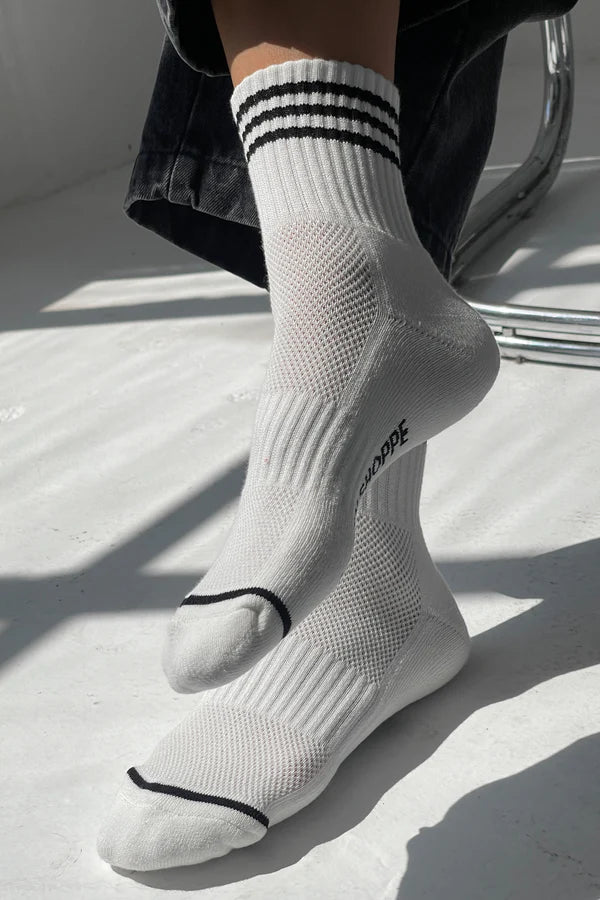 Le Bon Shoppe - Girlfriend Socks | White