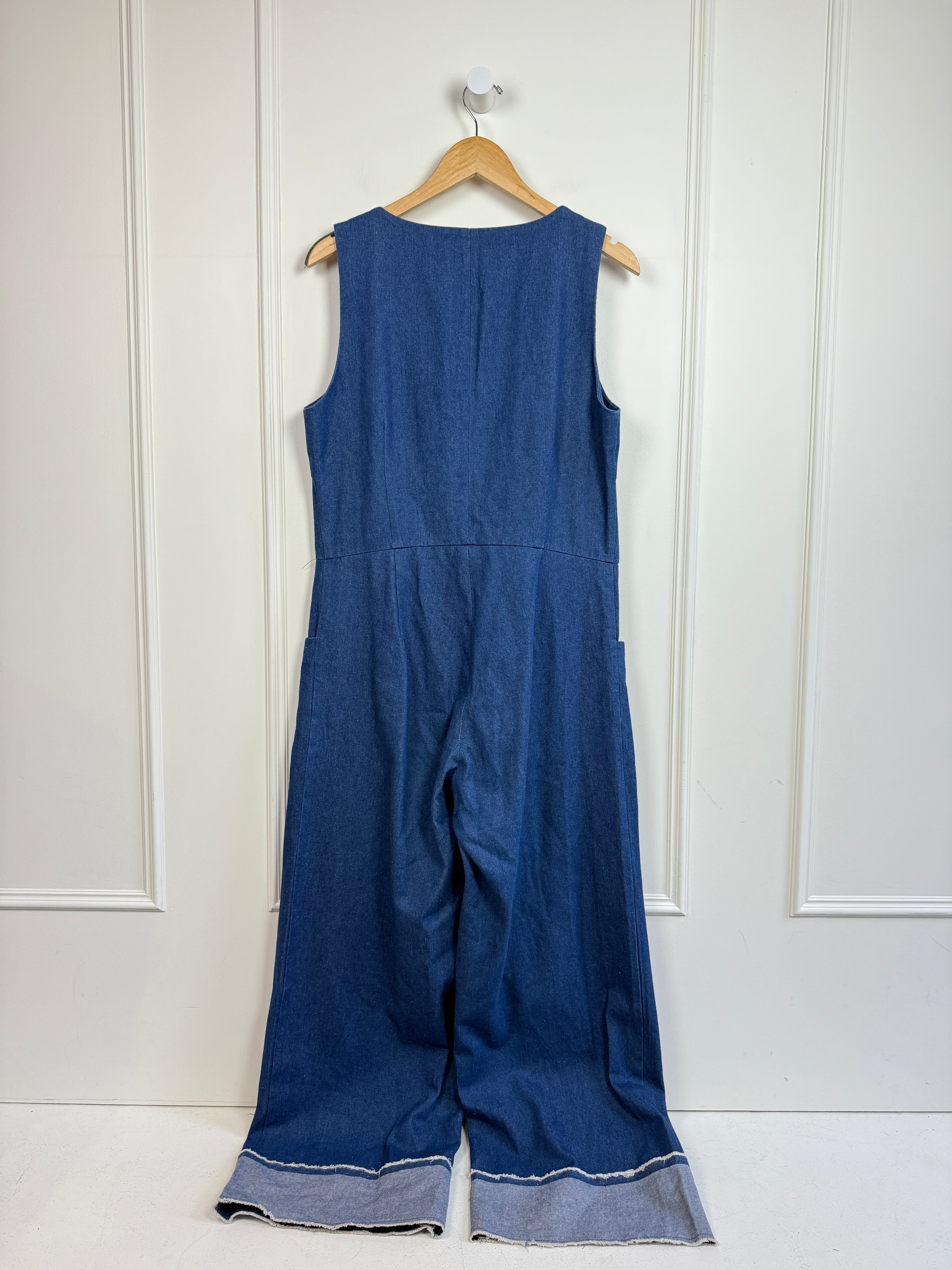 Rachel Antonoff Blue Denim Jumpsuit (L)