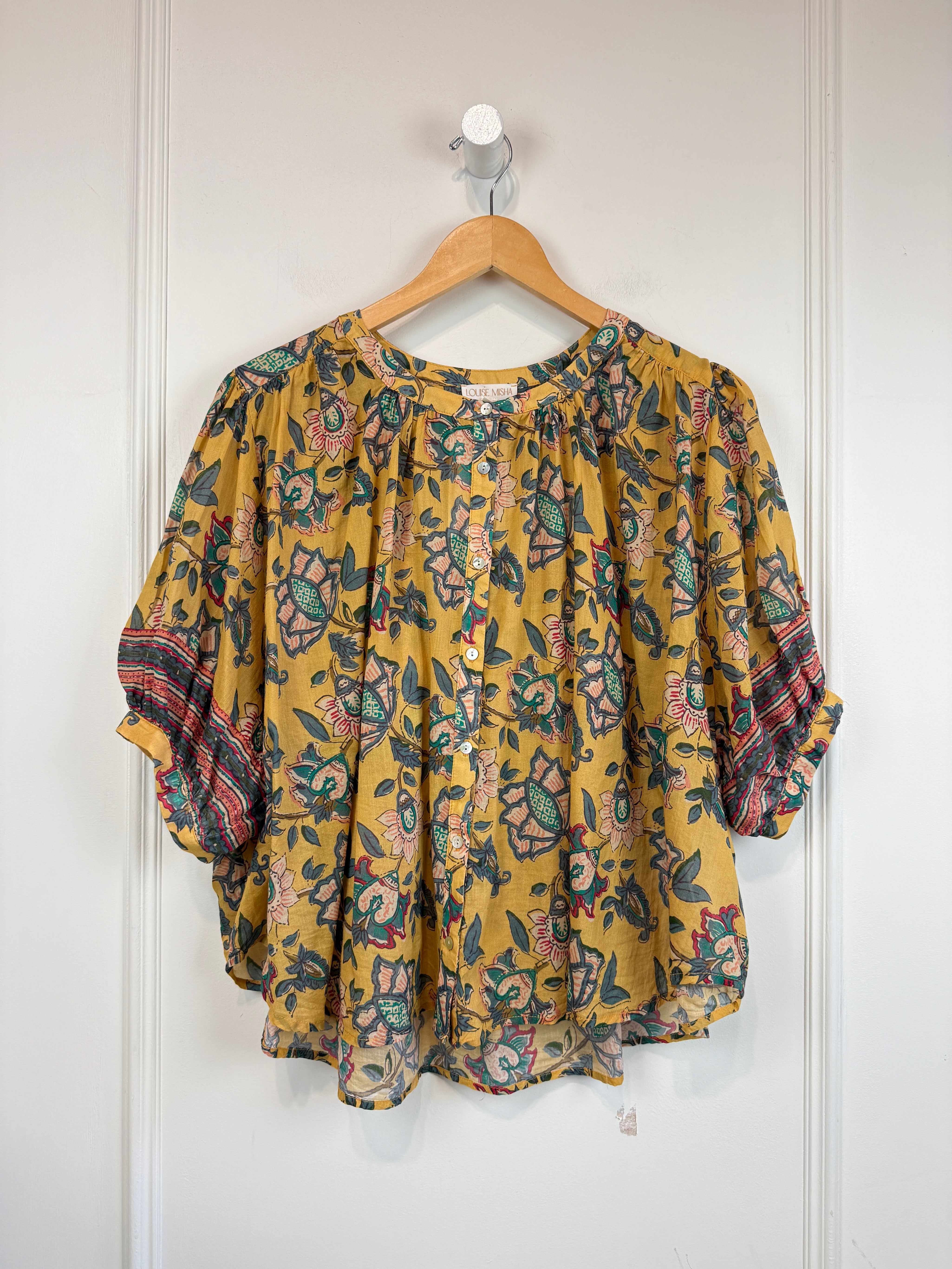 Louise Misha Yellow Blouse (40/L)