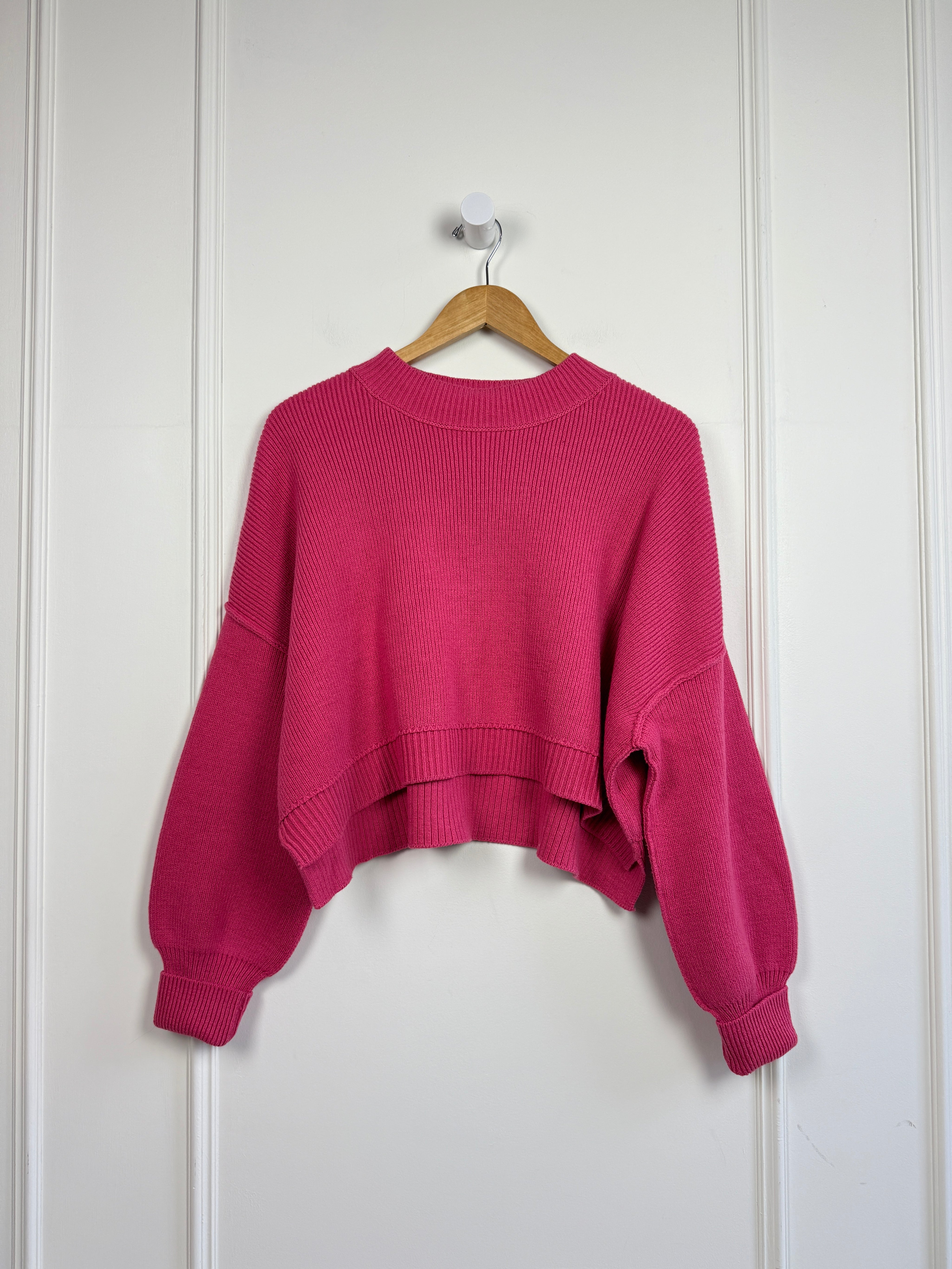 Free People Pink Sweater (S)