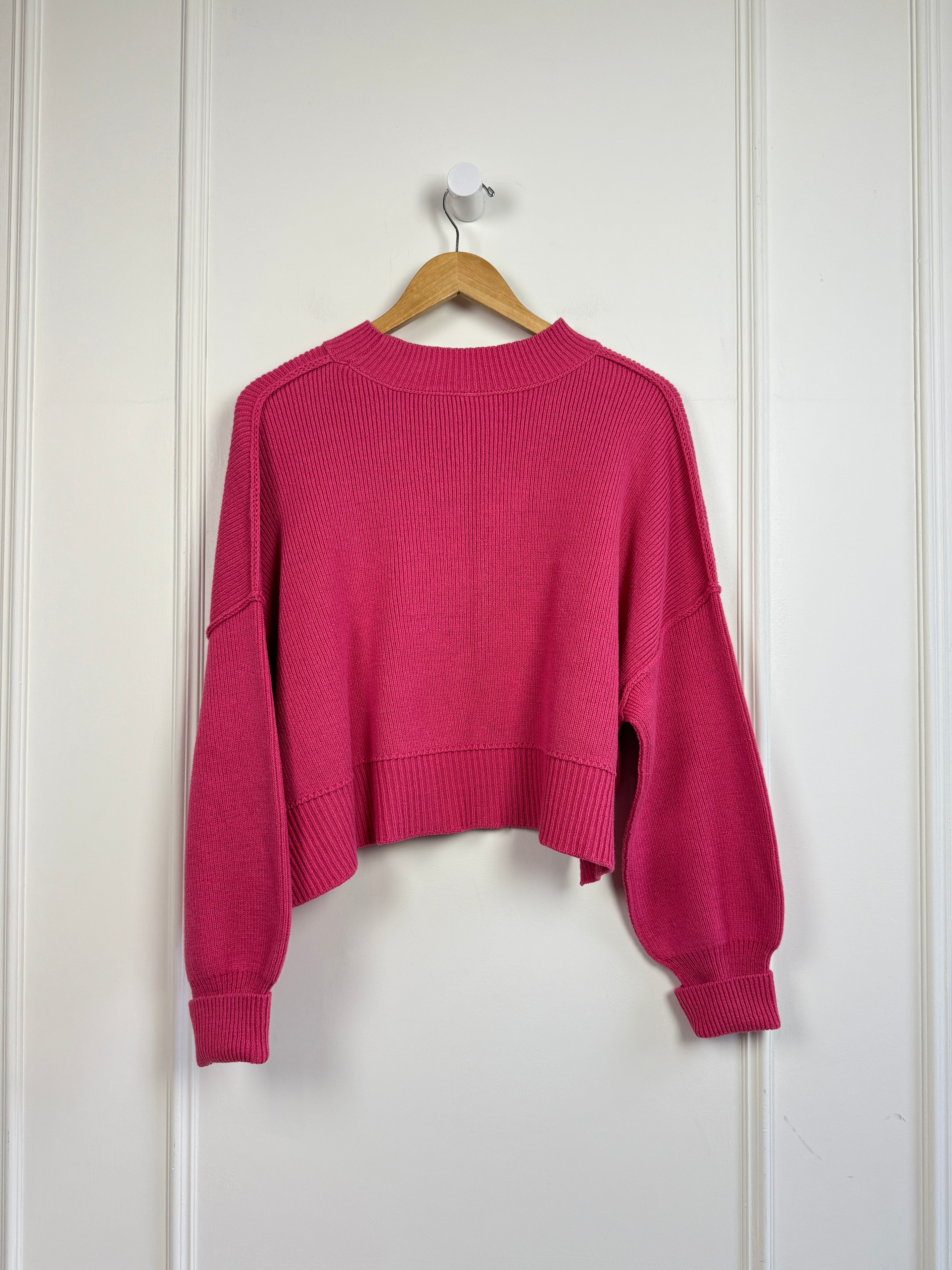 Free People Pink Sweater (S)