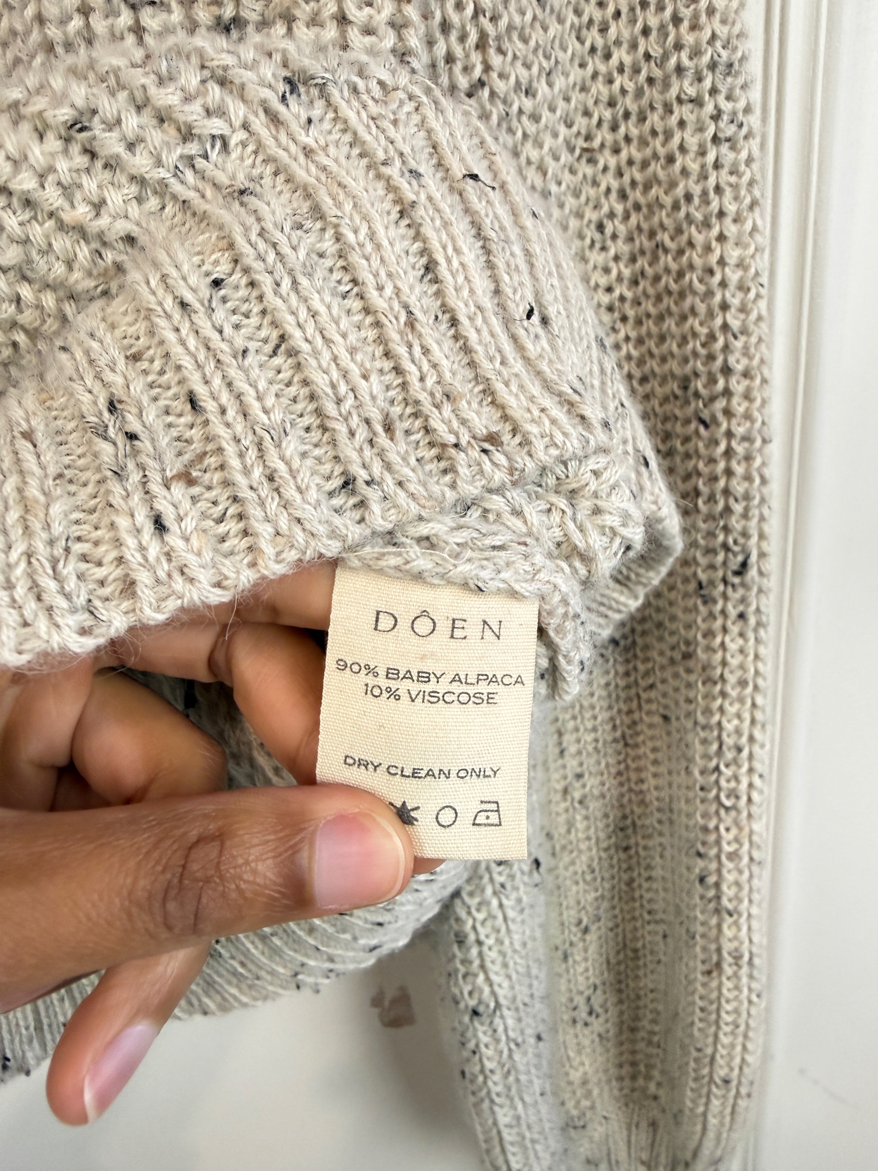 Doen Lulu Sweater in Oatmeal (XS)
