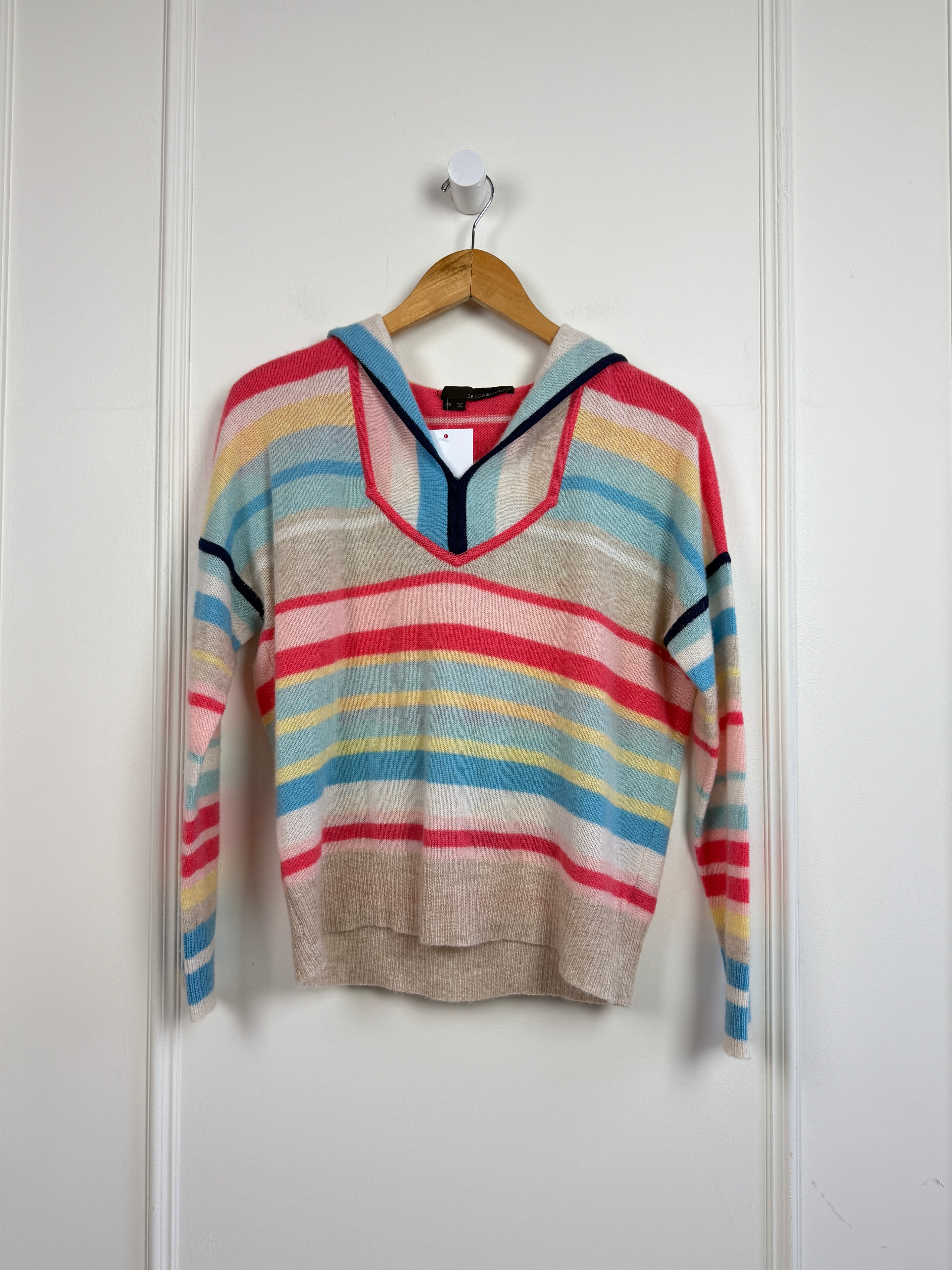 360 Pastel Hooded Cashmere (XS)