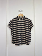 Vintage Jones New York Silk Button Up (M)