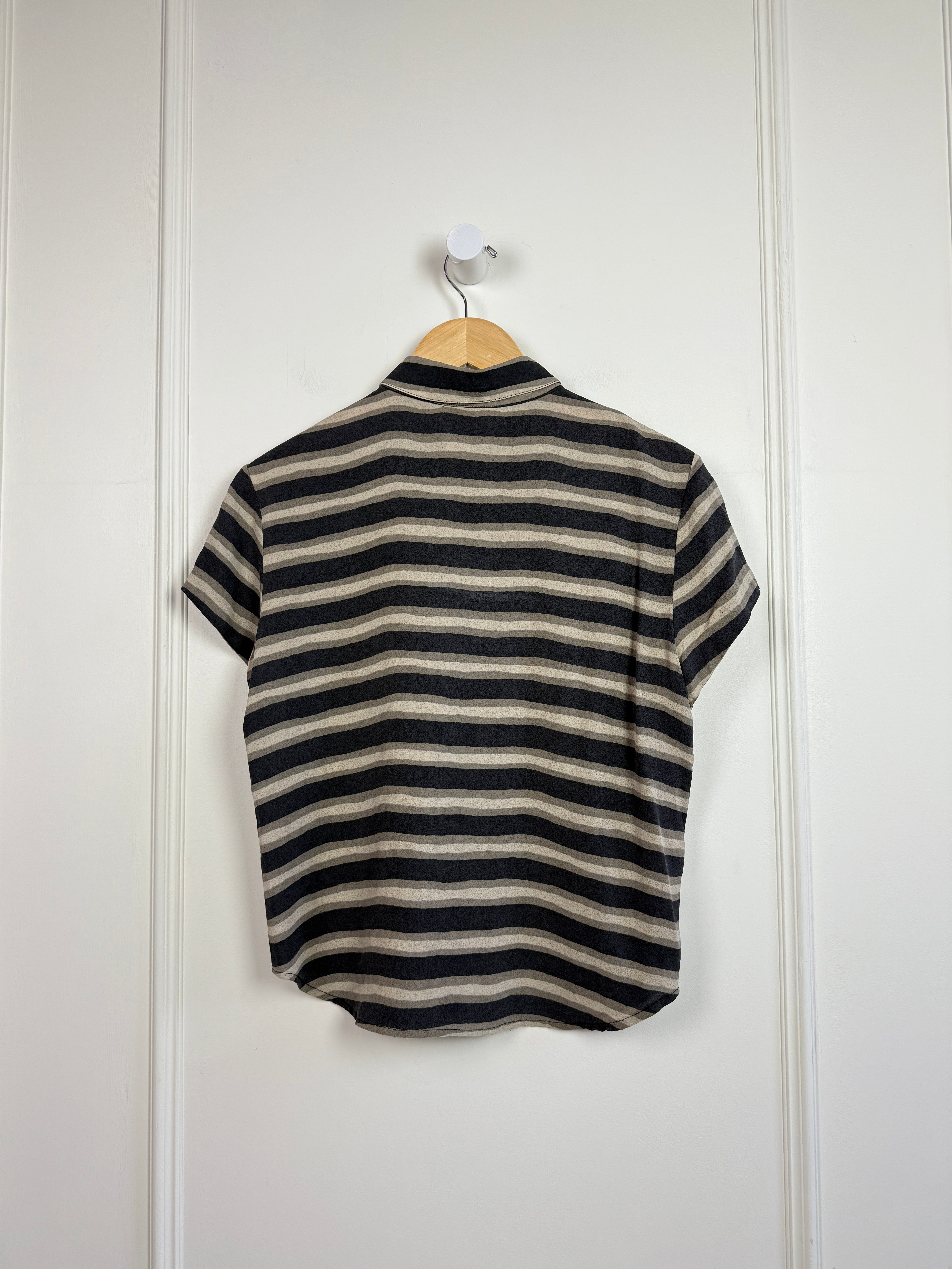 Vintage Jones New York Silk Button Up (M)