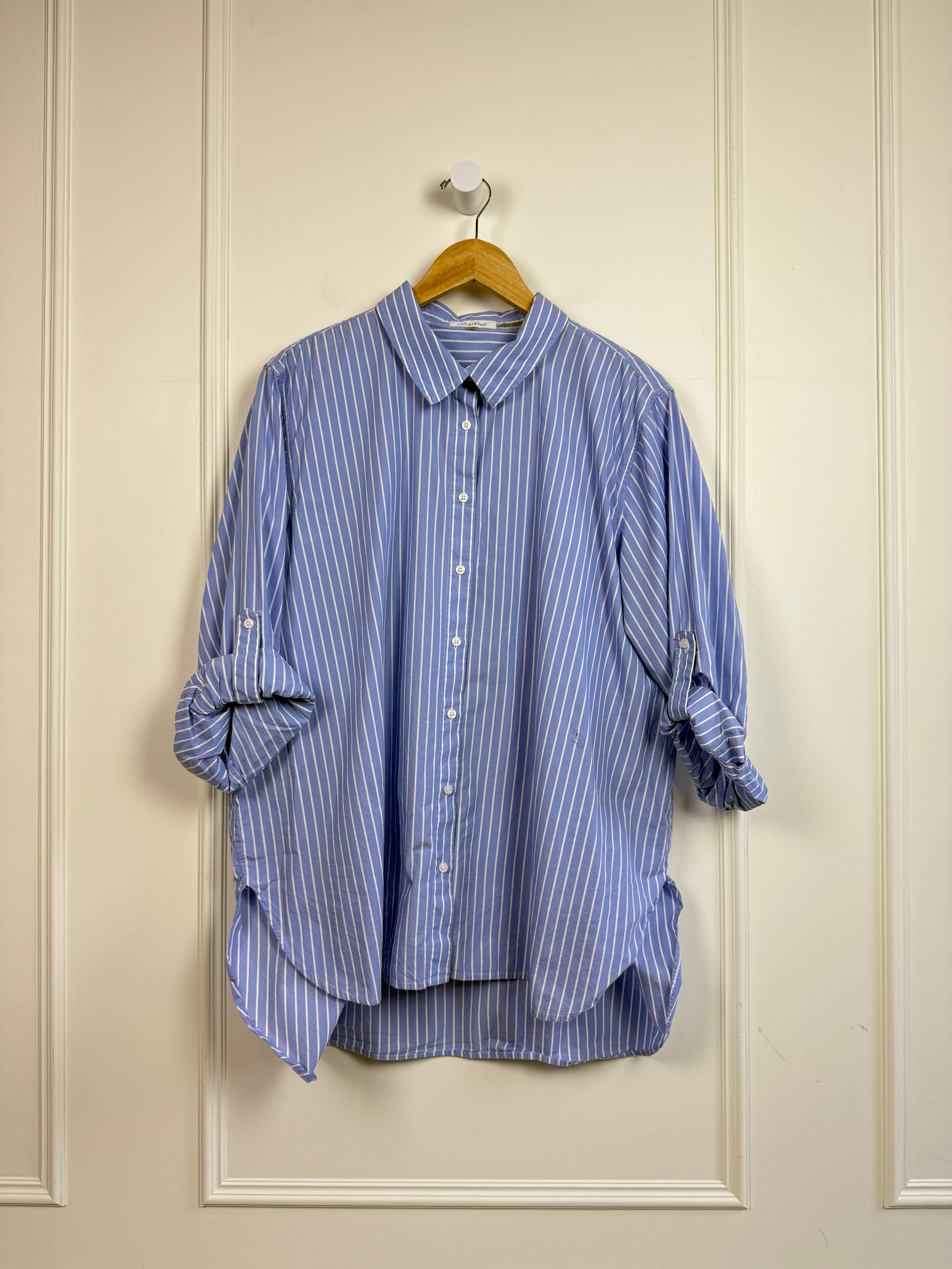 Calvin Klein Striped Button Up (XL)