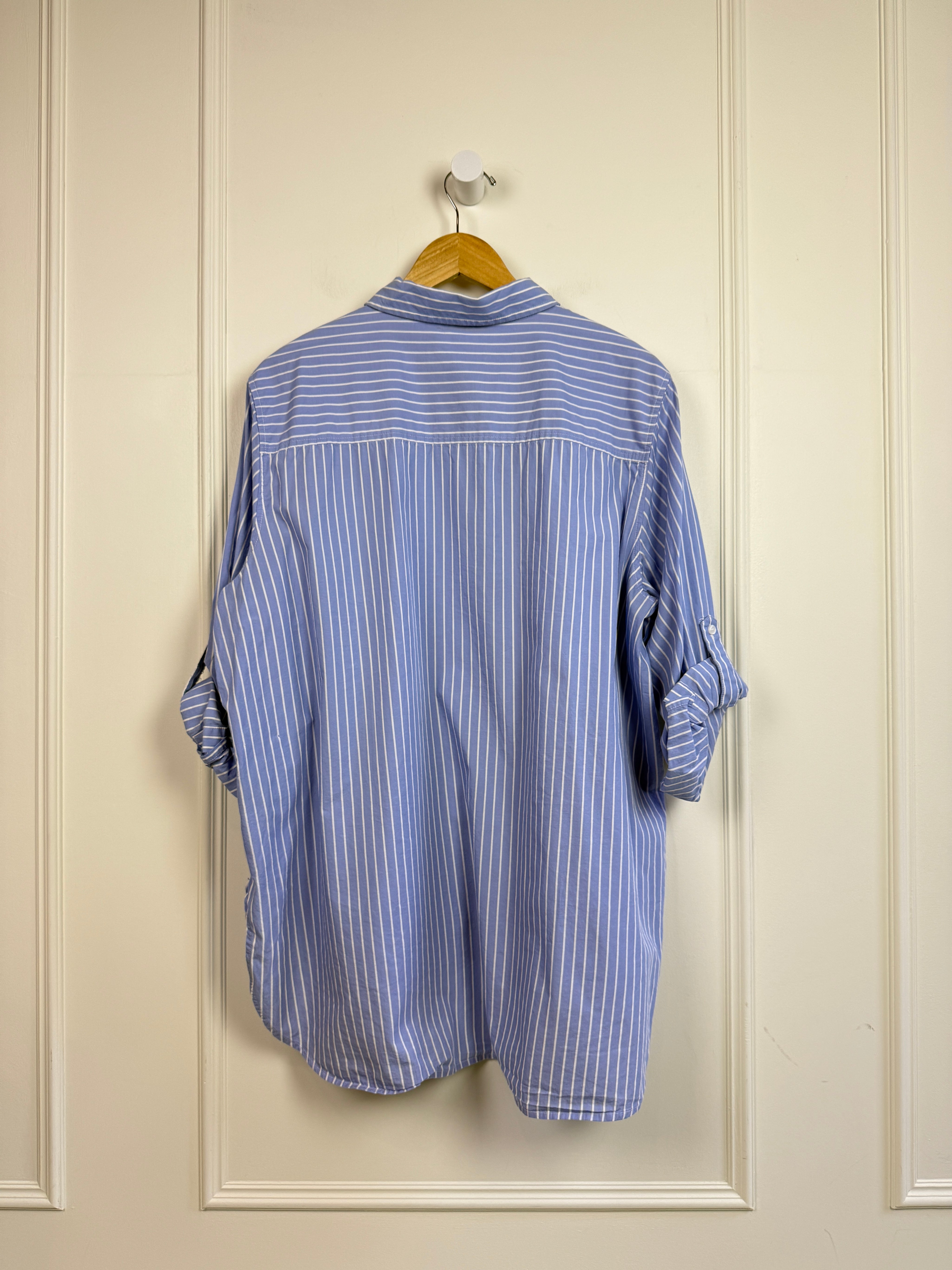 Calvin Klein Striped Button Up (XL)