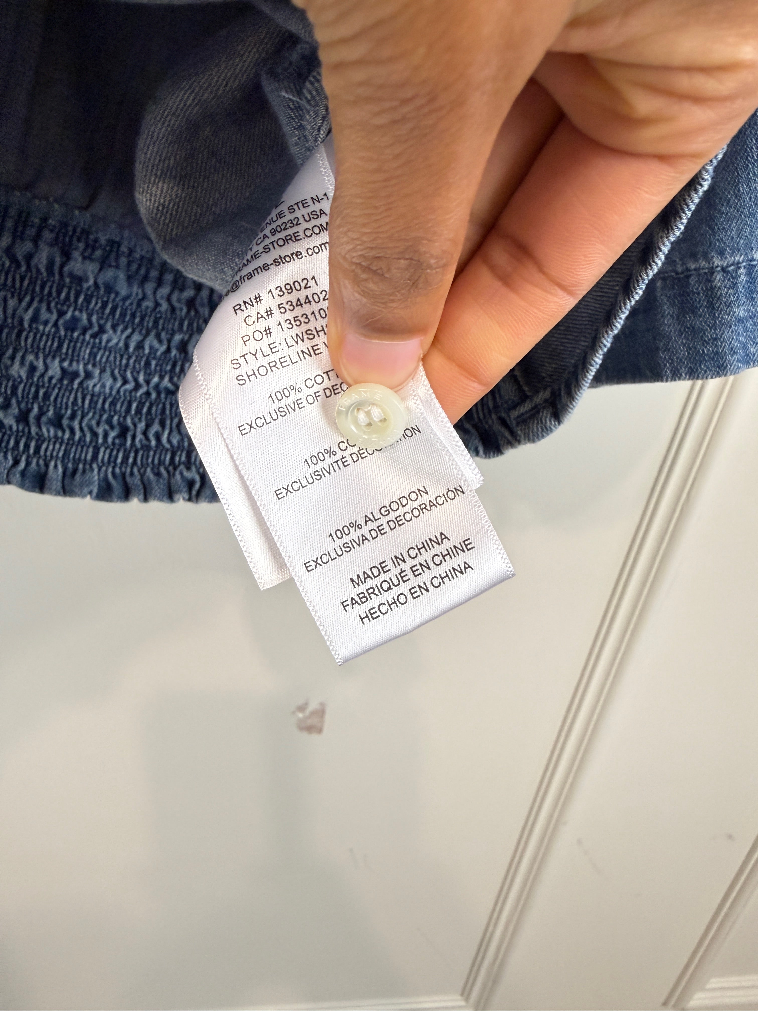 Frame Seam Detail Shirt (L)
