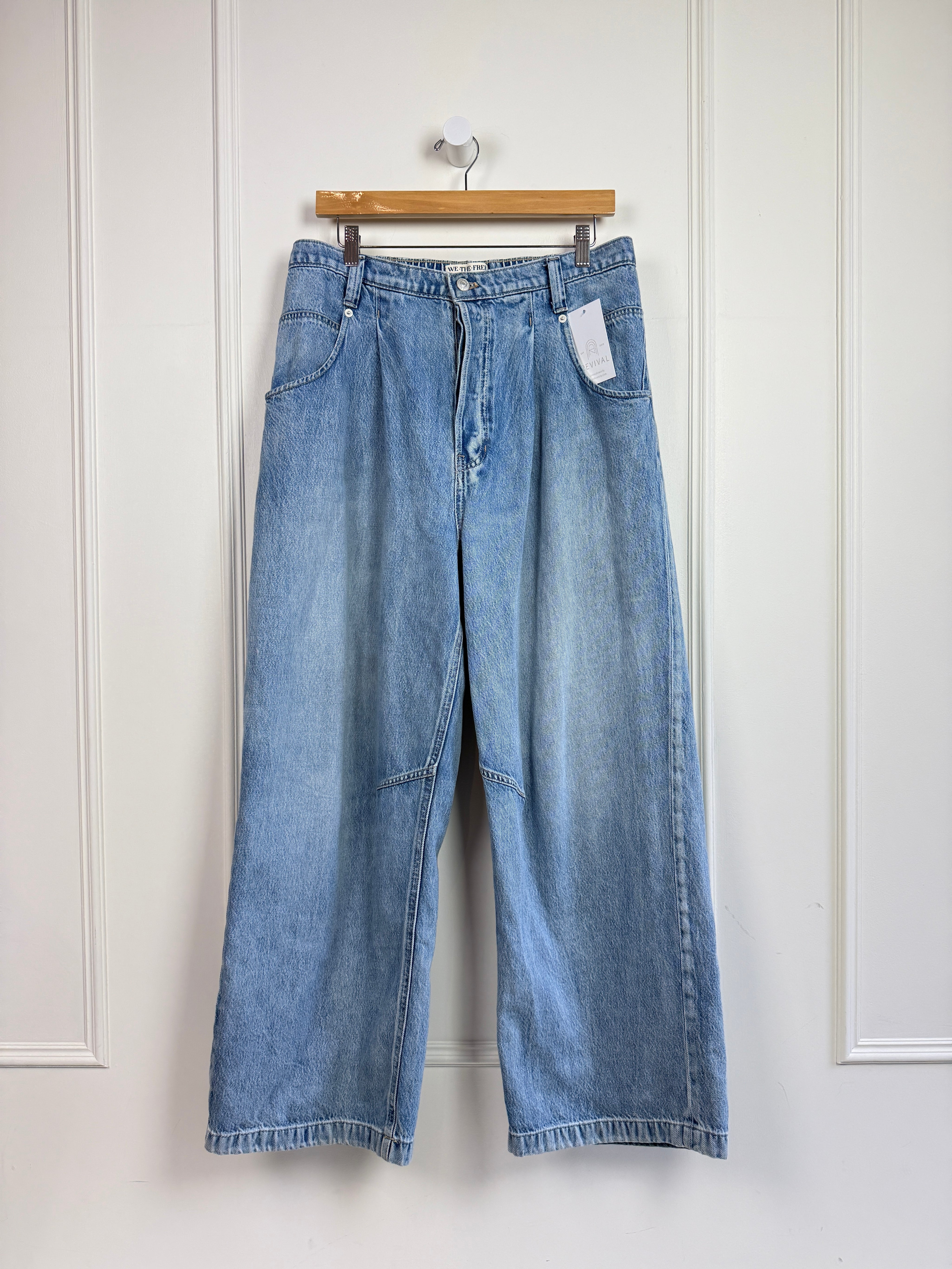 We The Free Wide Leg Denim (M/L)