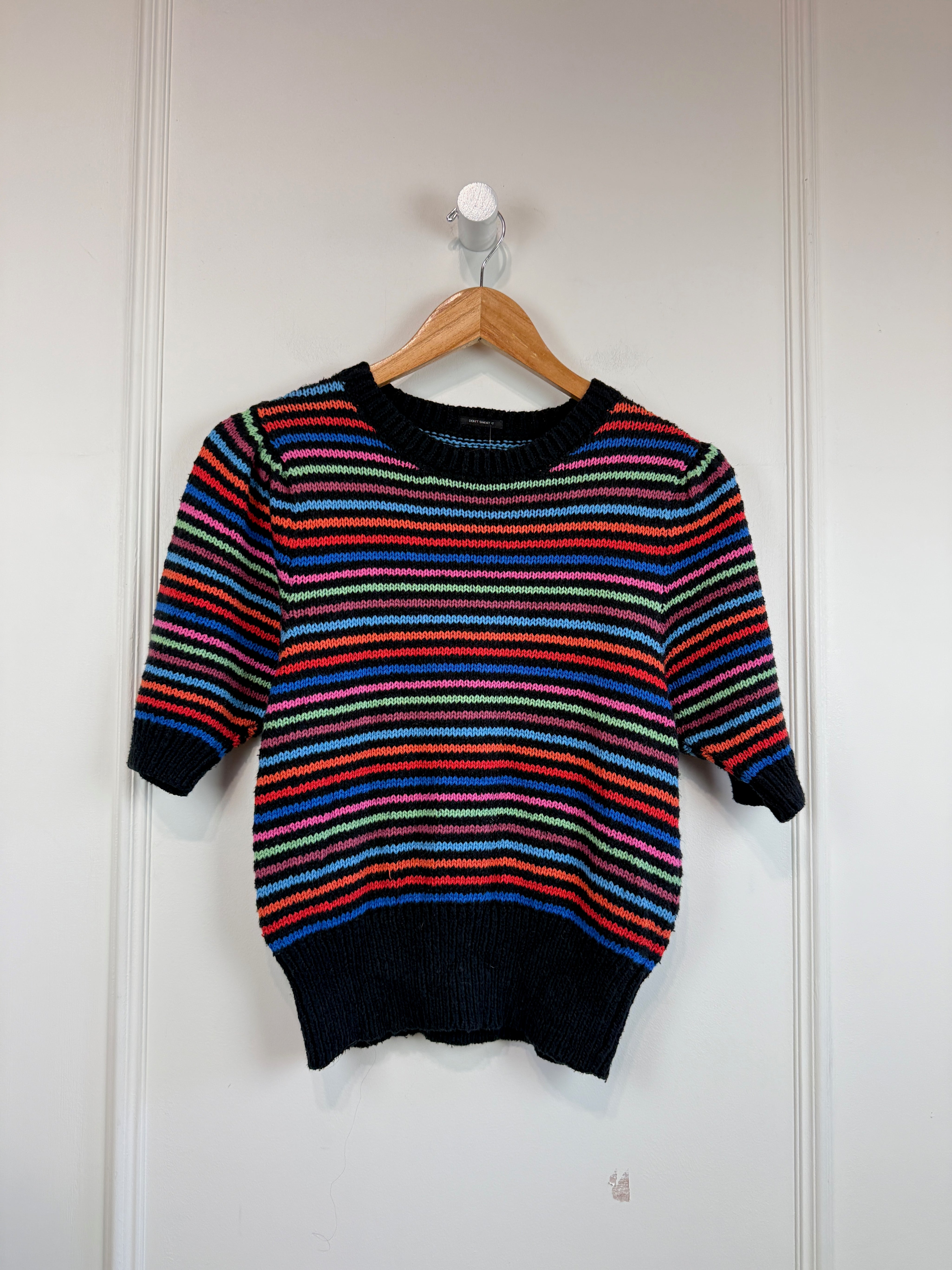 Mother "The Powder Puff" Sweater in "Lite Brite" (S)