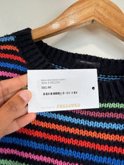 Mother "The Powder Puff" Sweater in "Lite Brite" (S)