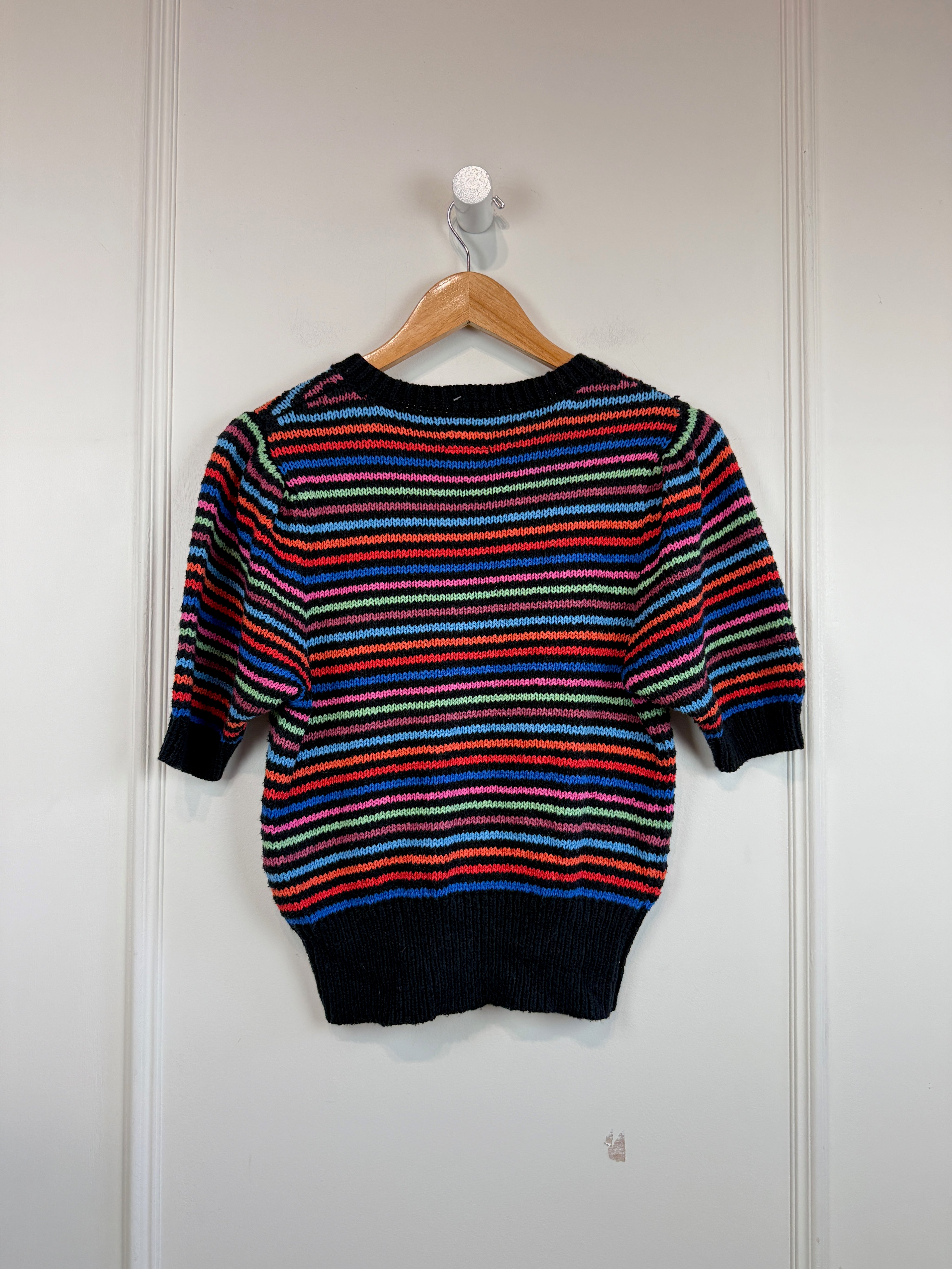 Mother "The Powder Puff" Sweater in "Lite Brite" (S)