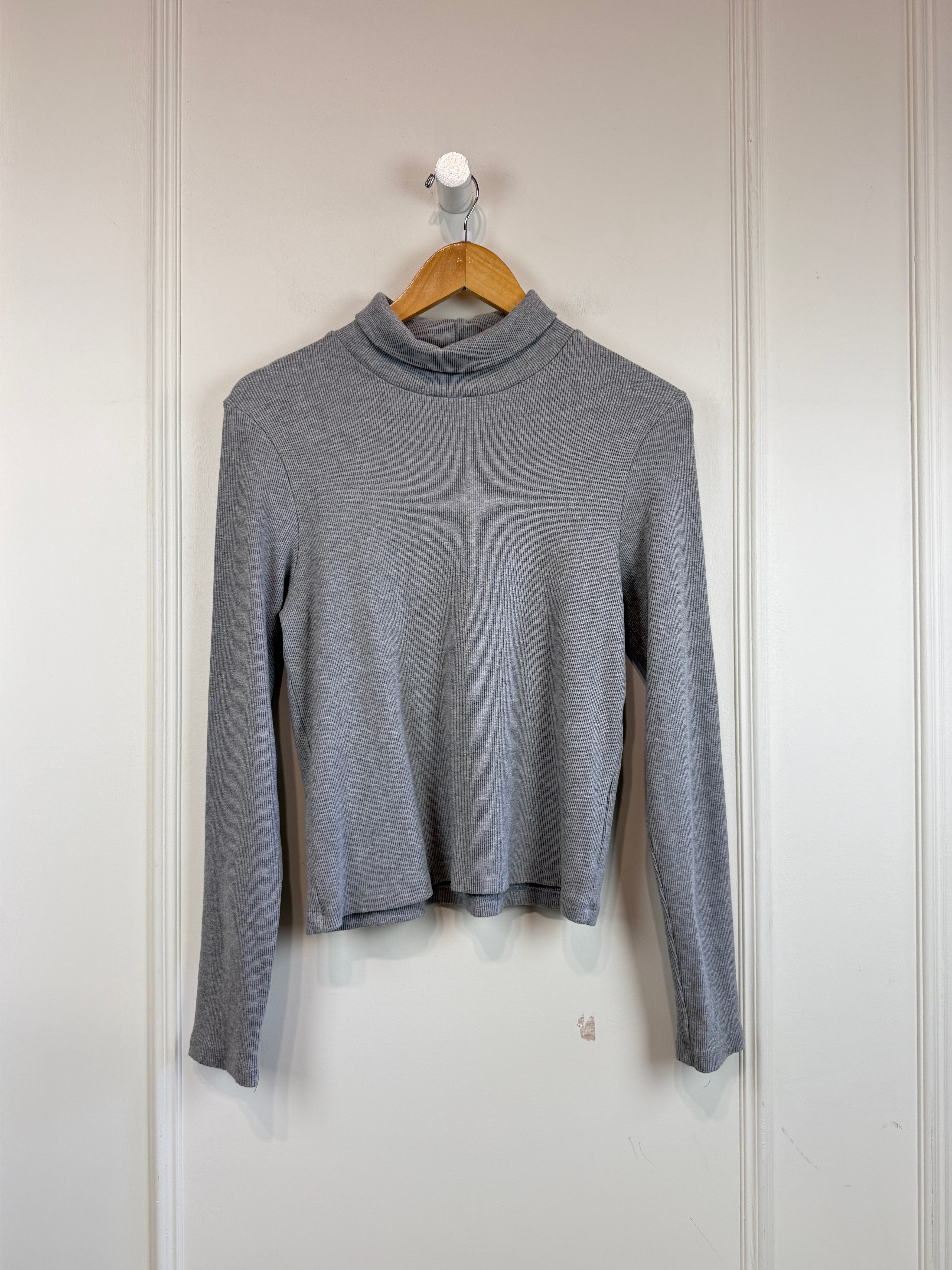 Donni Grey Ribbed Turtleneck (XL)