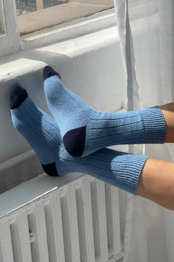 Le Bon Shoppe - Classic Cashmere Socks | Bluebell