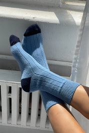 Le Bon Shoppe - Classic Cashmere Socks | Bluebell