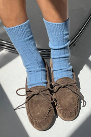 Le Bon Shoppe - Classic Cashmere Socks | Bluebell