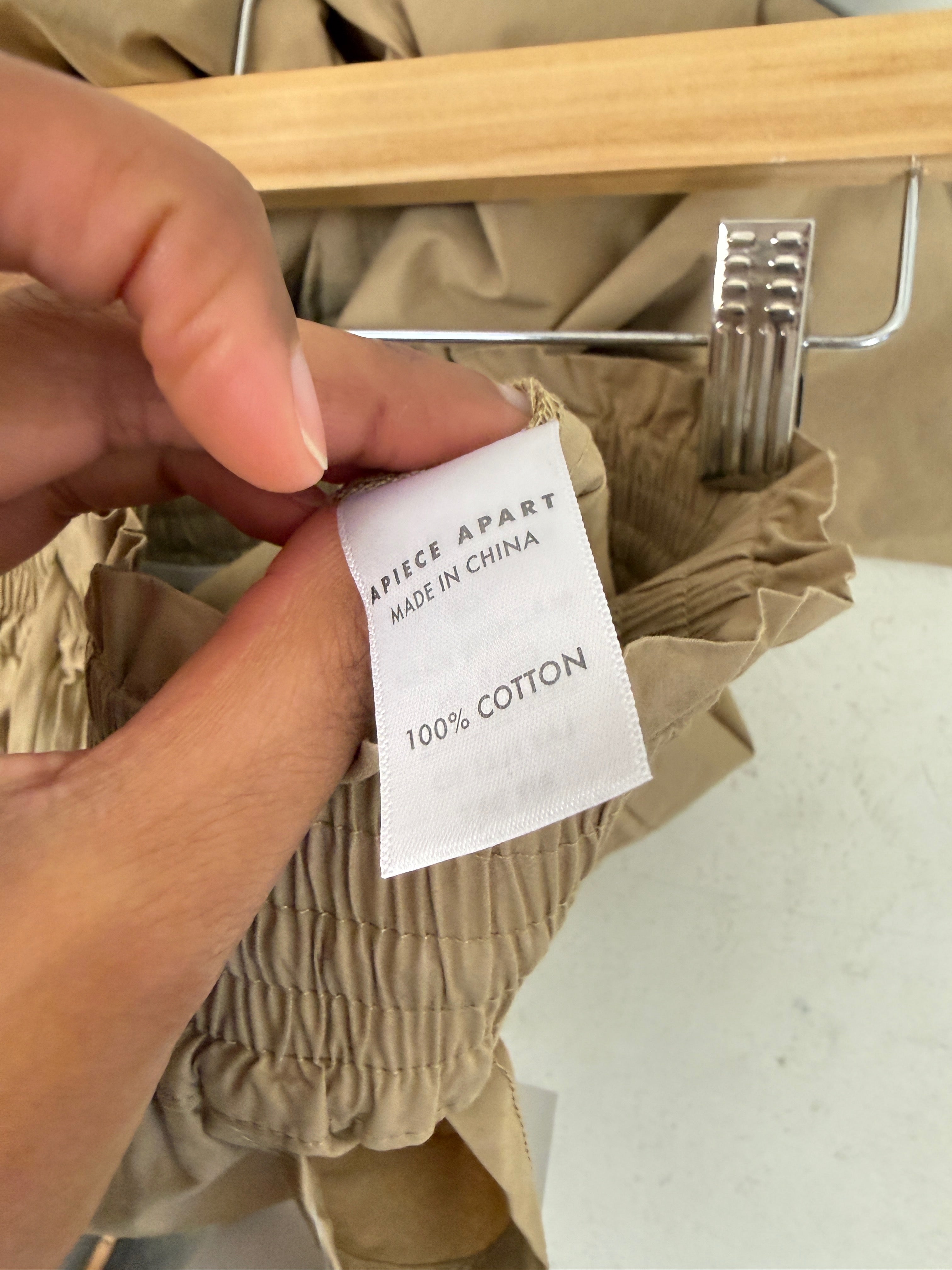 Apiece Apart Khaki Culottes (10/L)