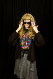 Deiji Studios Brown Belted Cardigan (M/L)