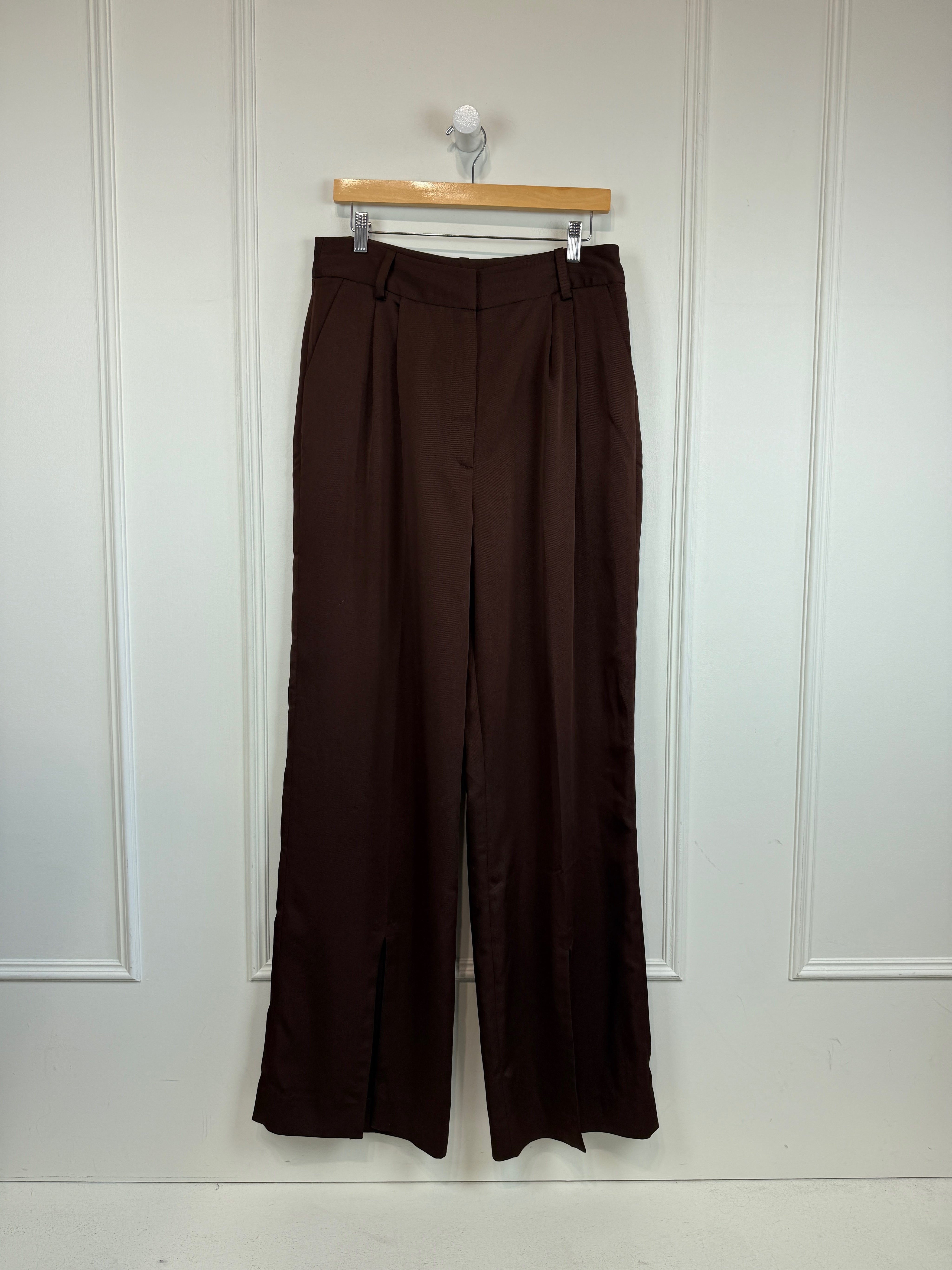 Favorite Daughter Brown The Favorite Pant with Slit (12/31)