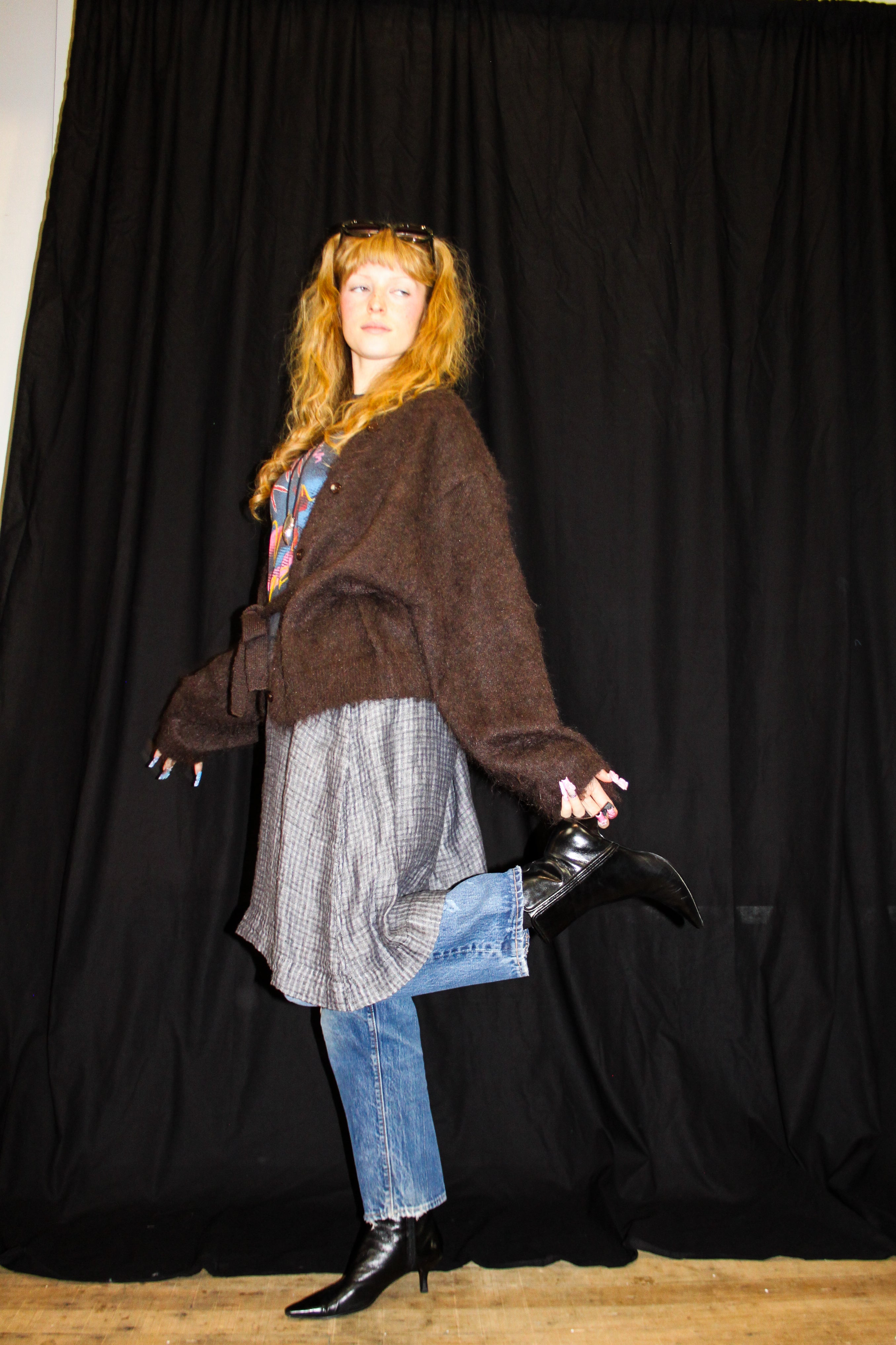Deiji Studios Brown Belted Cardigan (M/L)