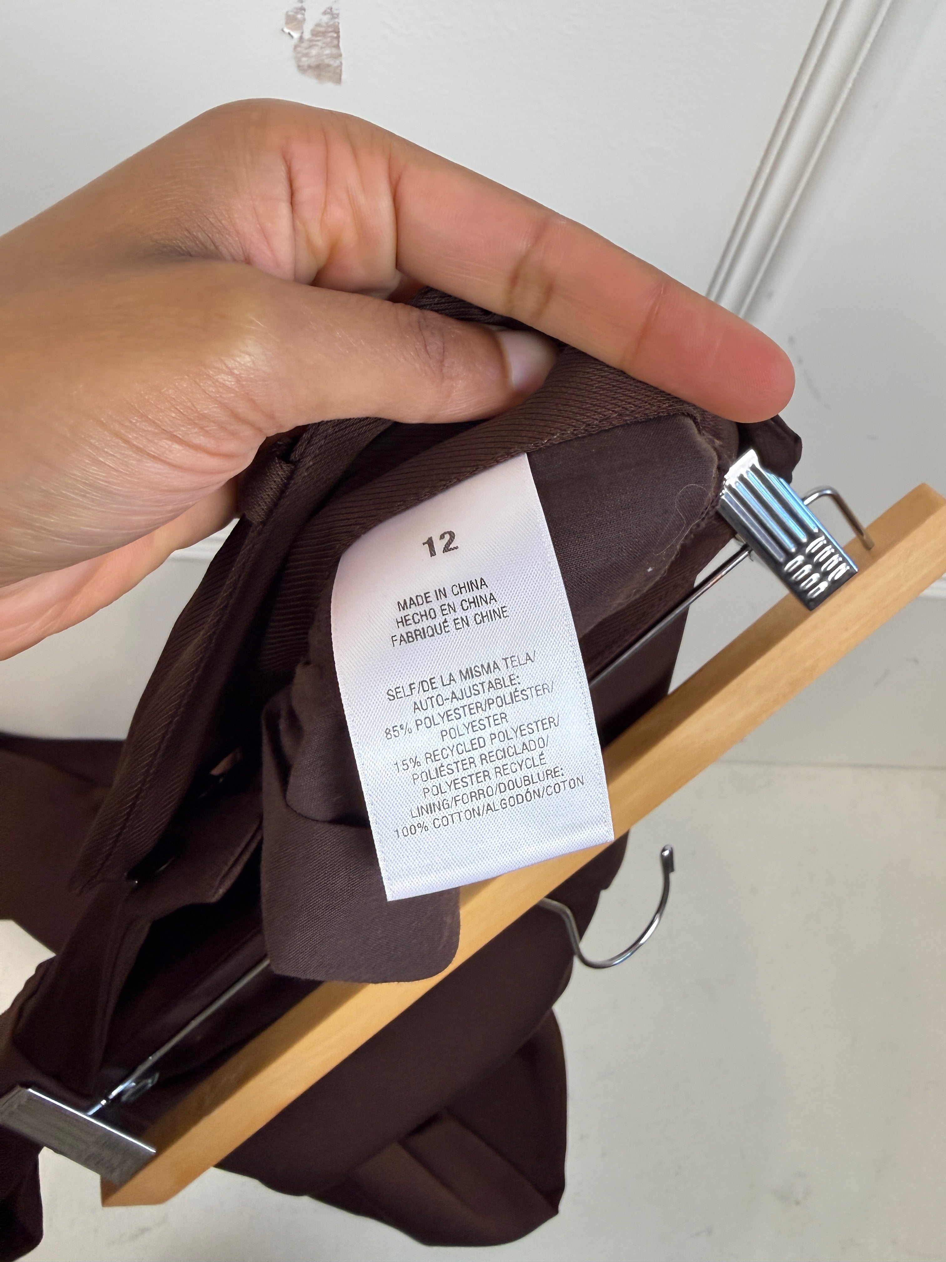 Favorite Daughter Brown The Favorite Pant with Slit (12/31)