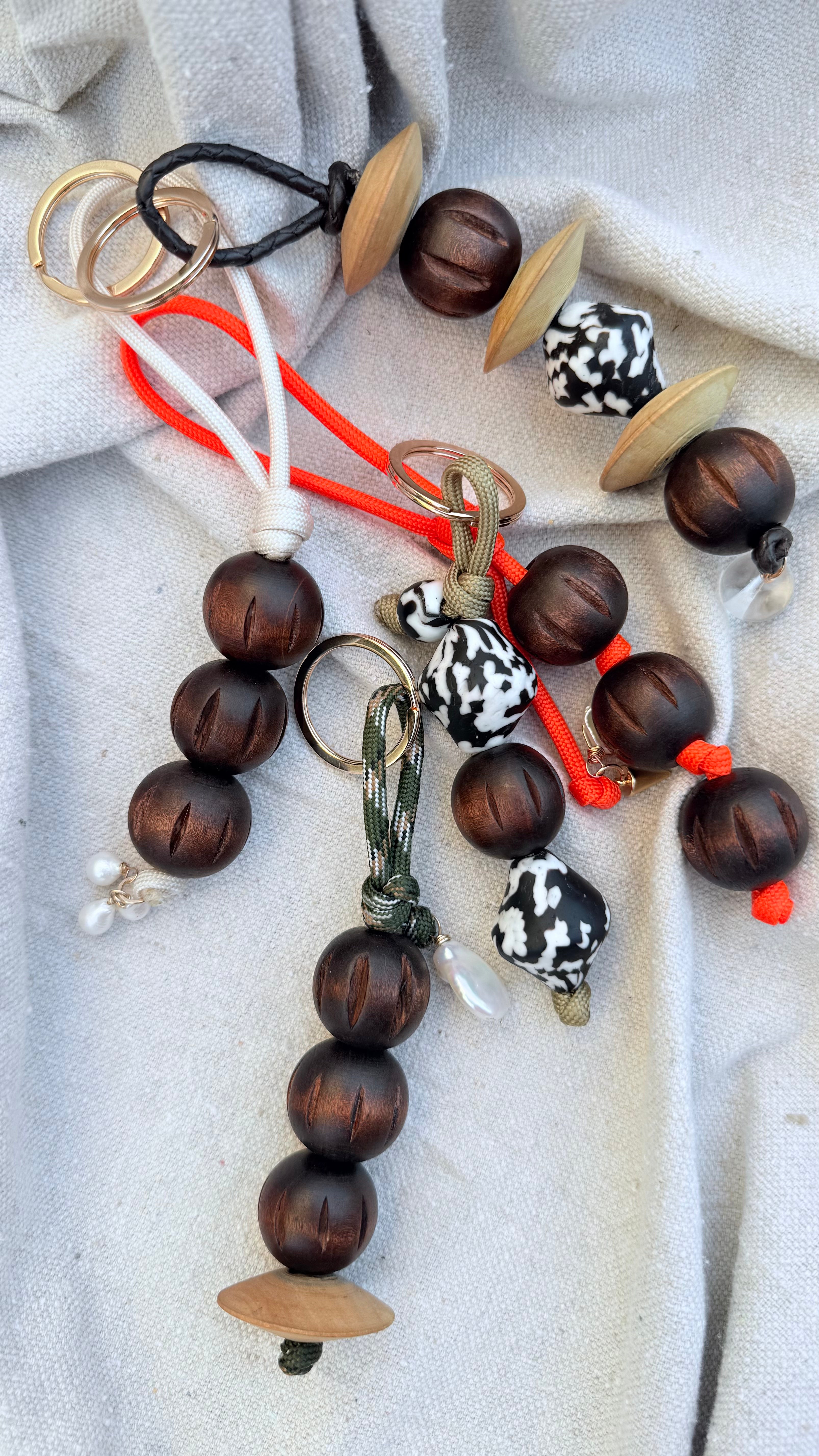 wrksinprgrss - cord bag charm keychain | FOR YOUR WHEREVER