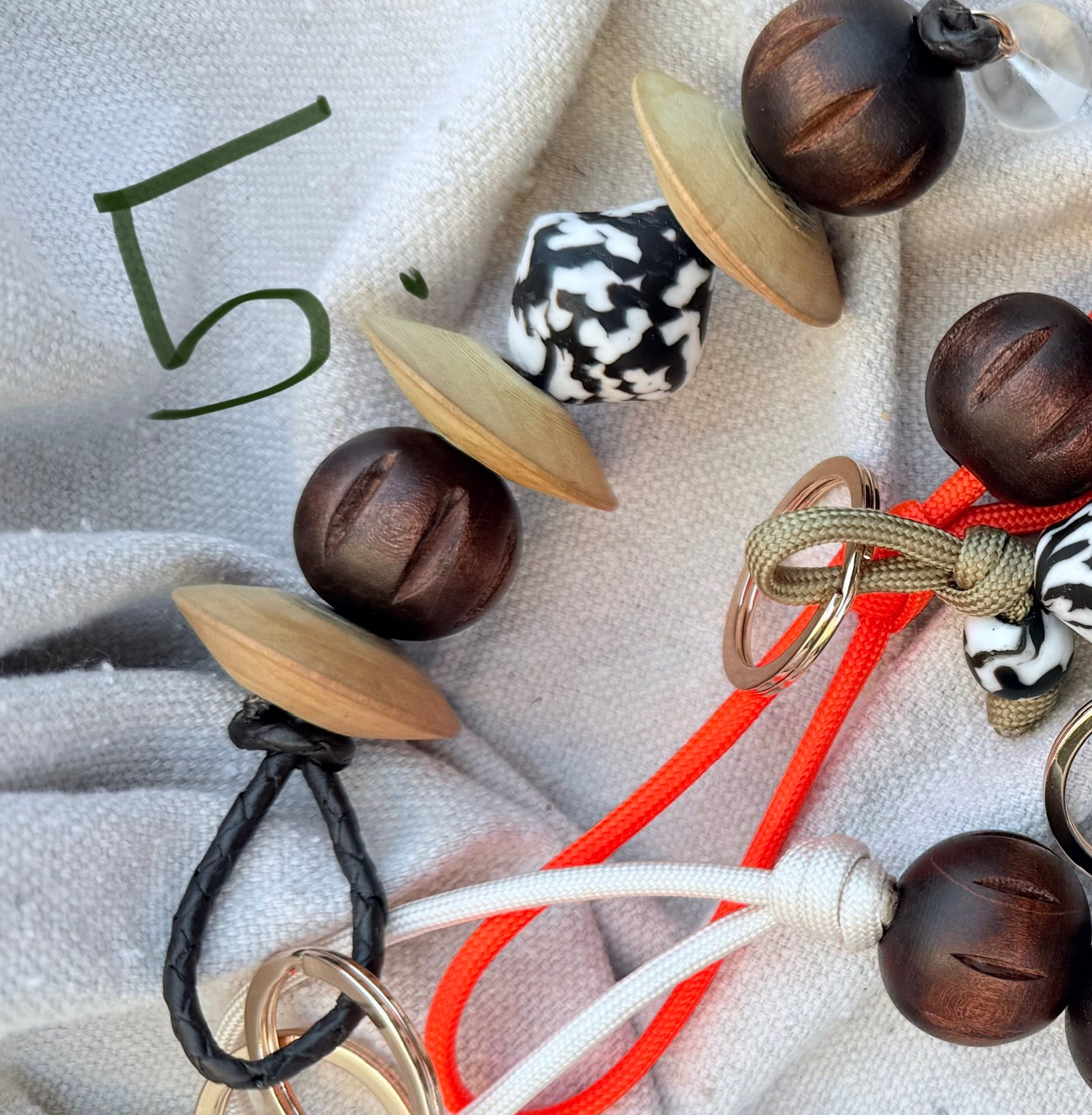 wrksinprgrss - cord bag charm keychain | FOR YOUR WHEREVER