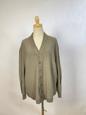 Lemaire Tan Twisted Cardigan (XL)