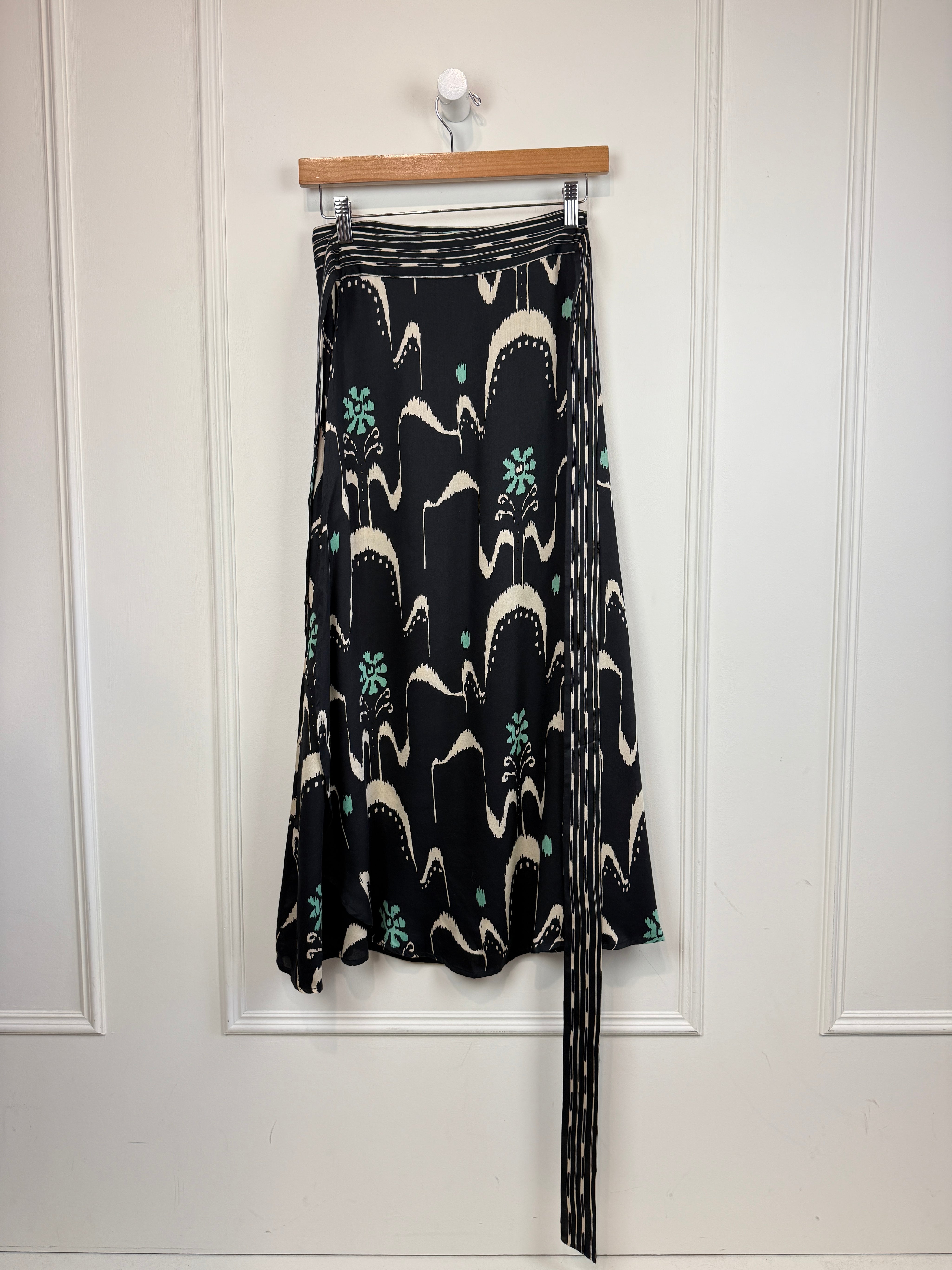 Omika Wrap Skirt in Smokestack (XS)