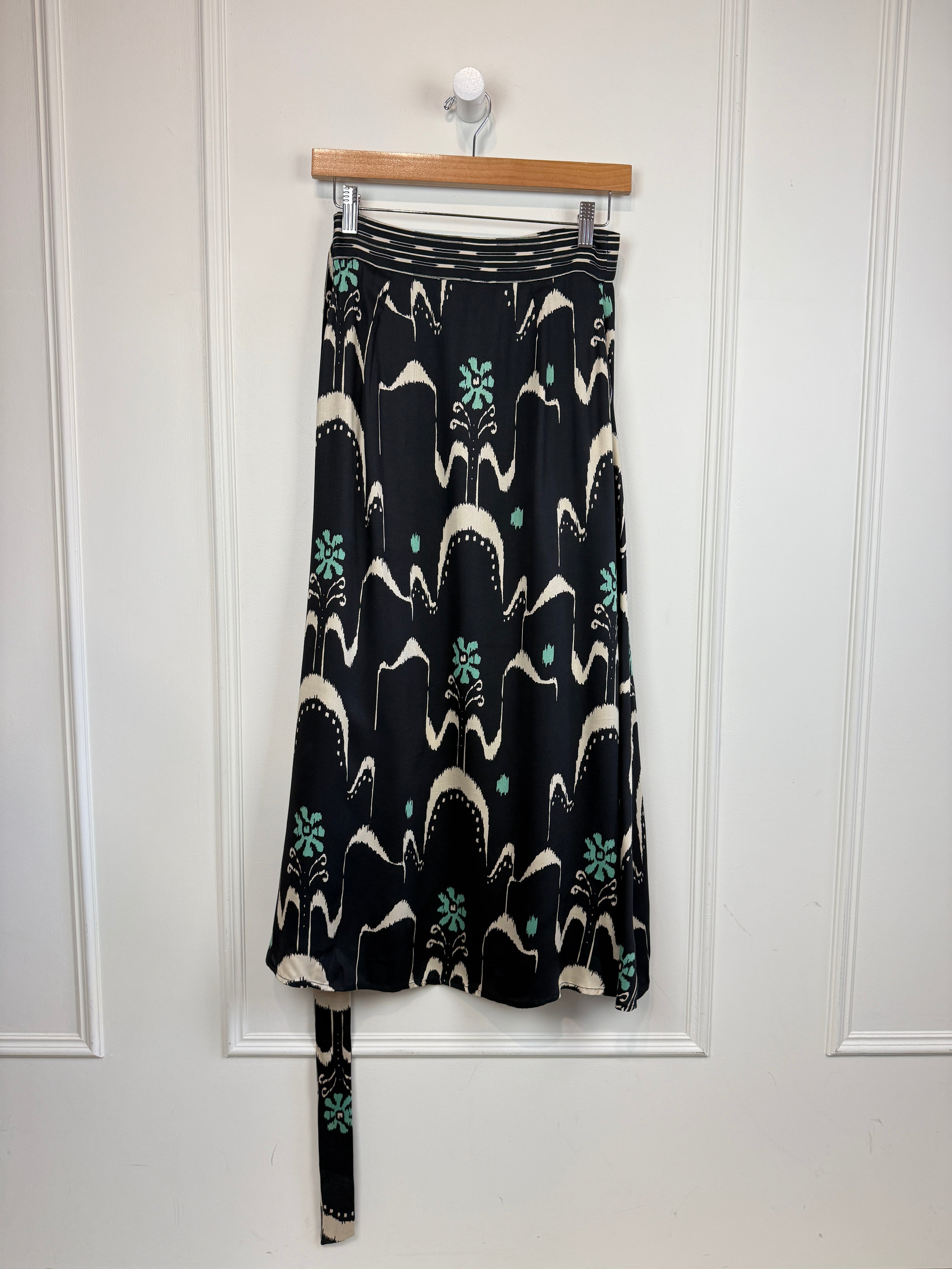 Omika Wrap Skirt in Smokestack (XS)