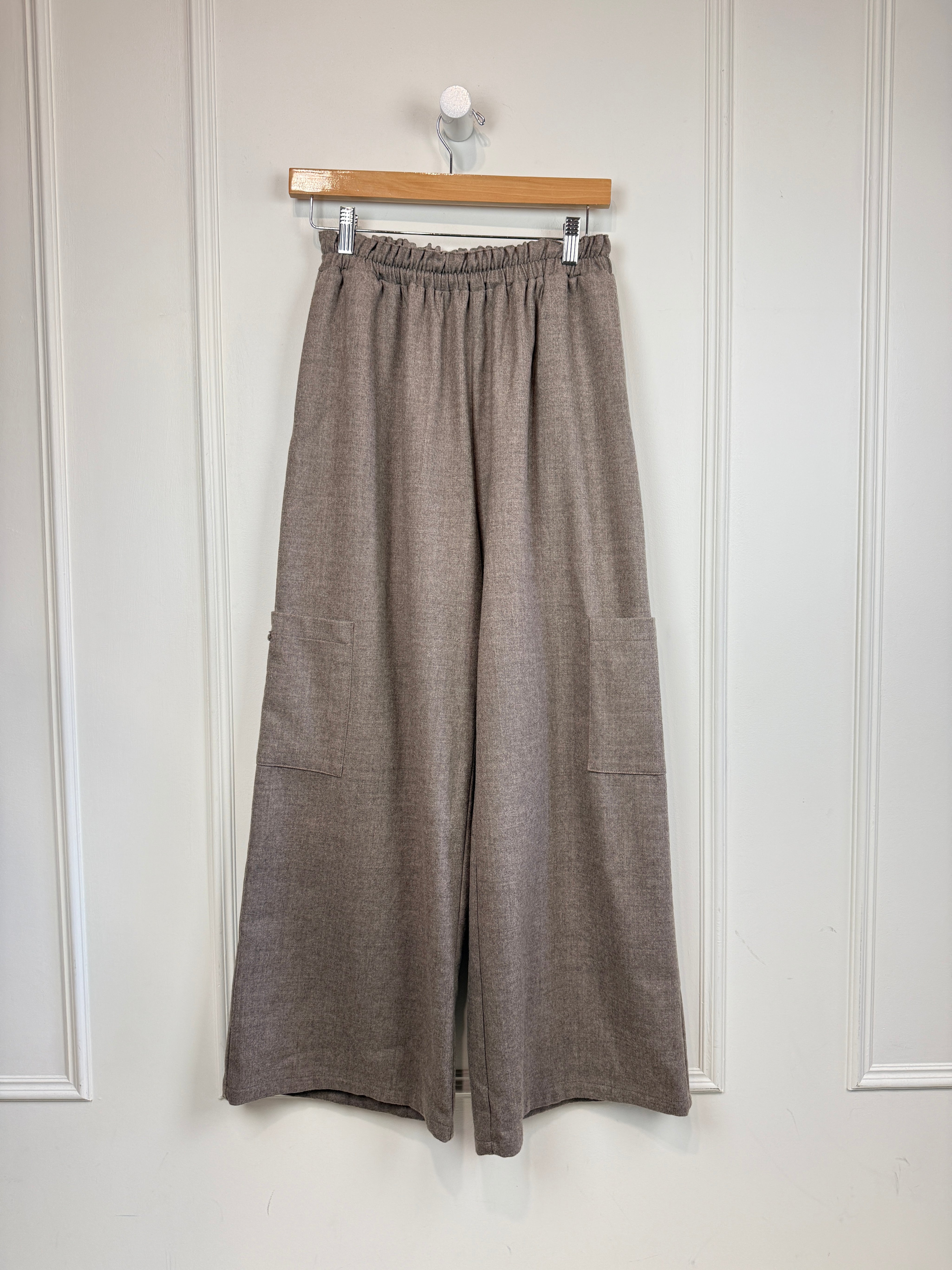 Proche Brown Wool Trousers (S)
