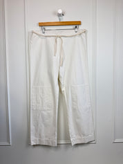 Dosa Cream Cinch Waist Pants (2/M)
