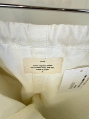 Dosa Cream Cinch Waist Pants (2/M)