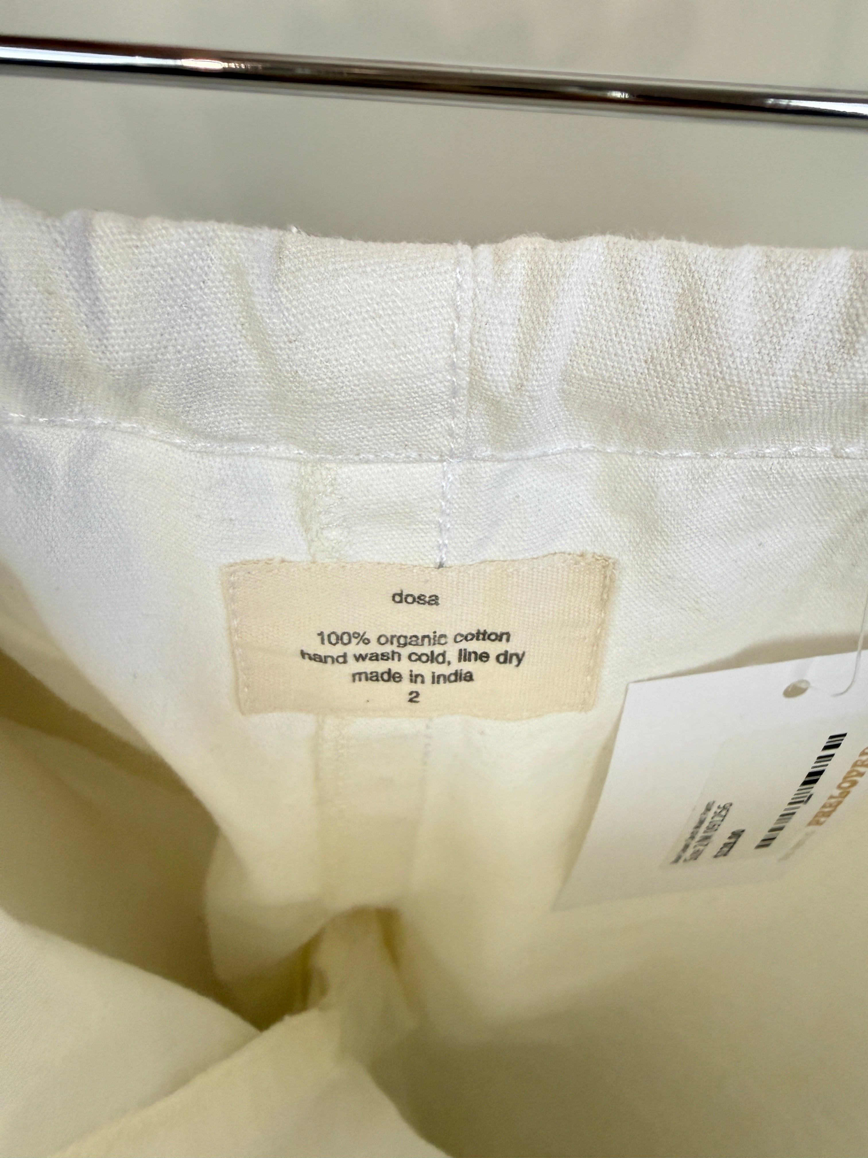 Dosa Cream Cinch Waist Pants (2/M)