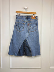 B-Sides Resewn Levi's Denim Skirt (S/26)