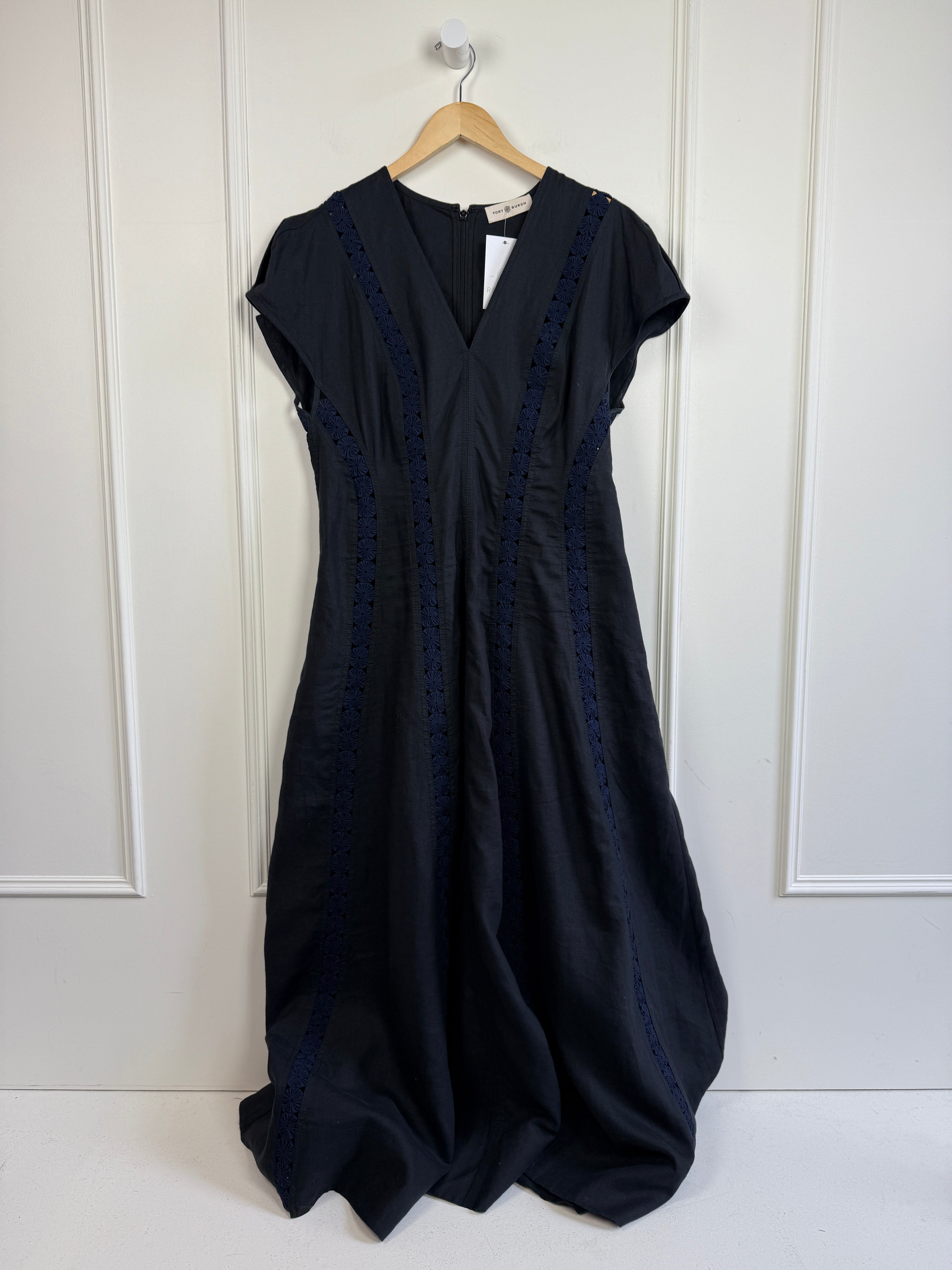 Tory Burch Black & Navy Dress (12/L)