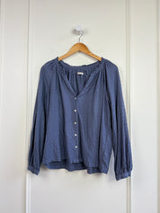 Marine Layer Blue Blouse (M)