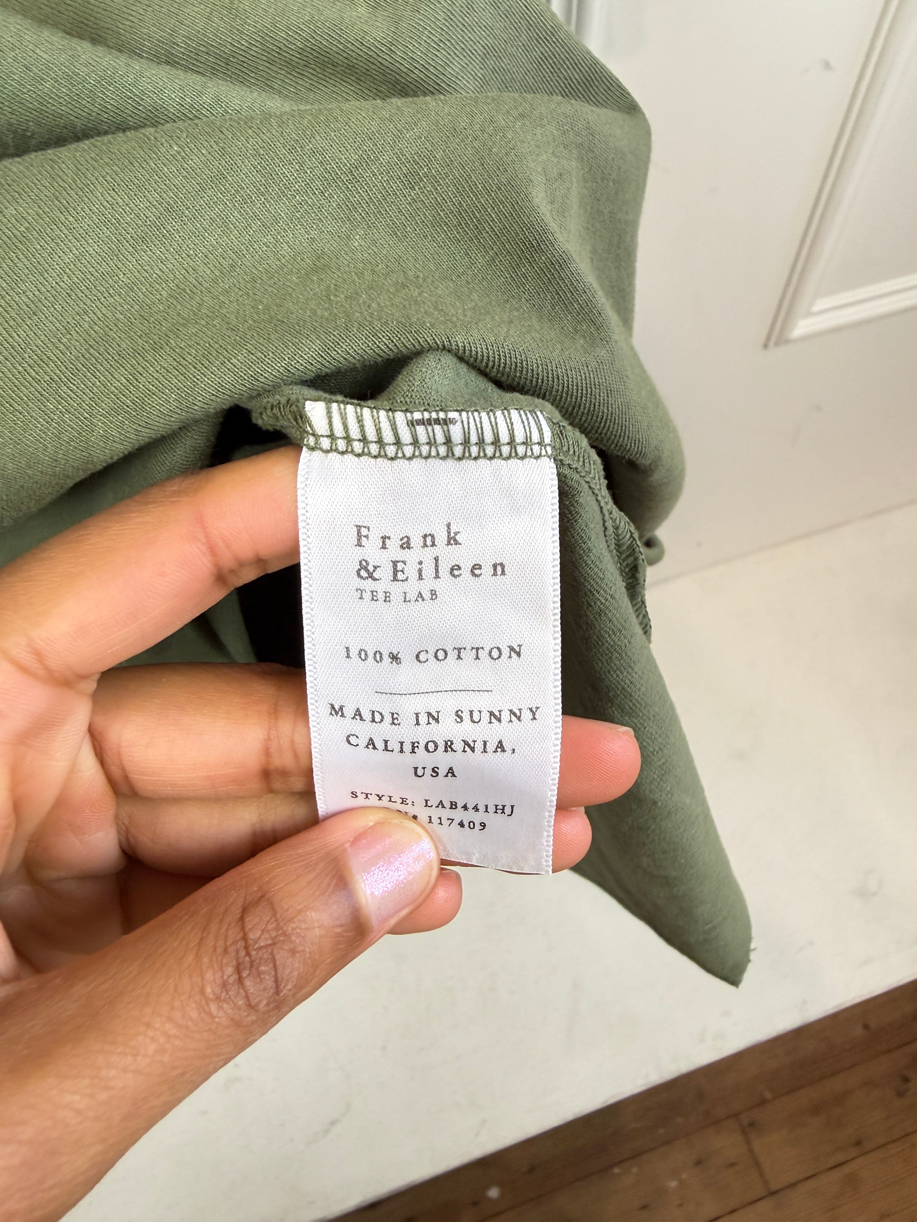 Frank & Eileen Green Collared Dress (S)
