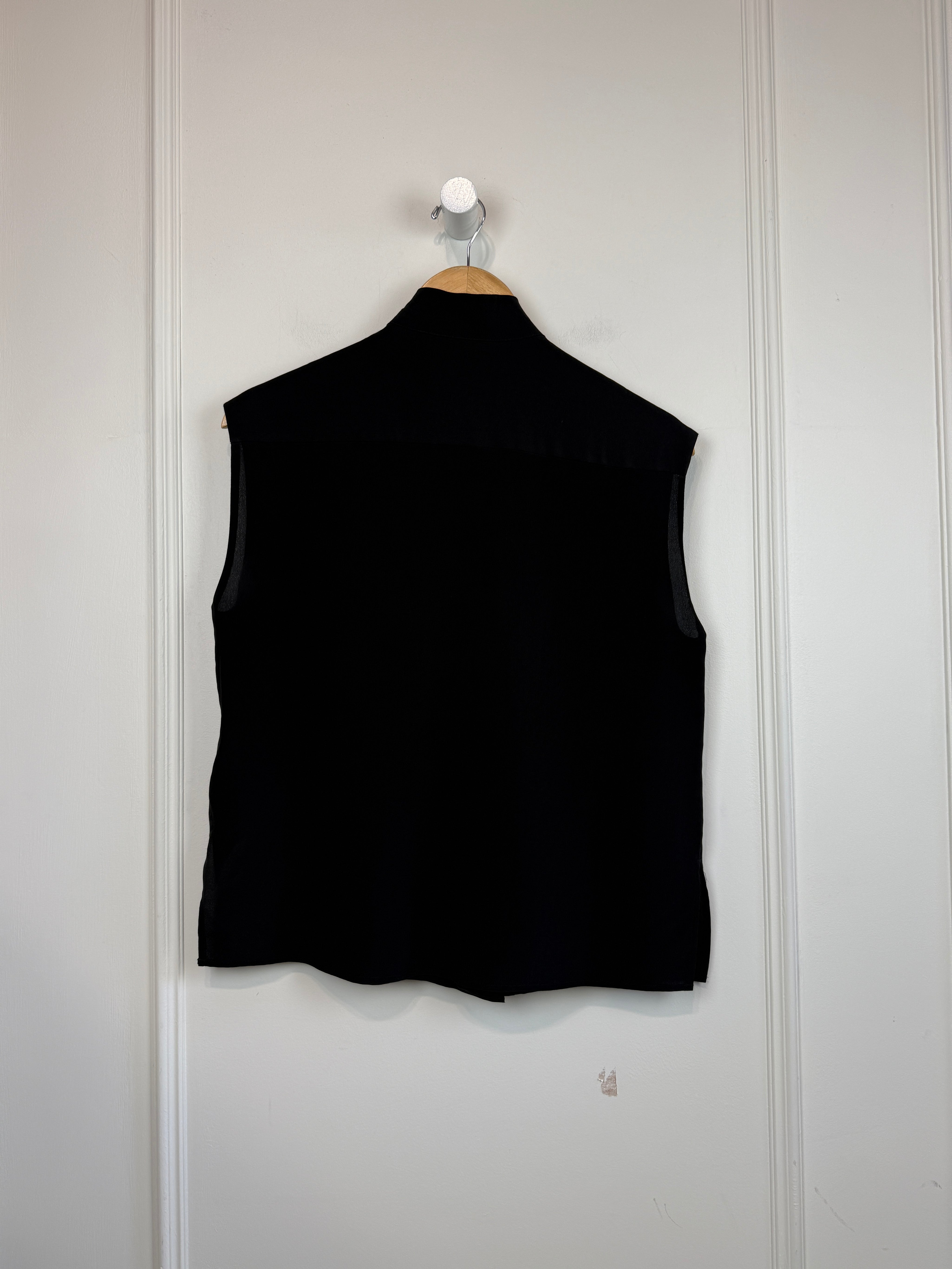 Closed Black Silk Sleeveless Top (S)