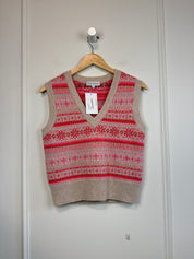 White + Warren Cashmere Vest (S)
