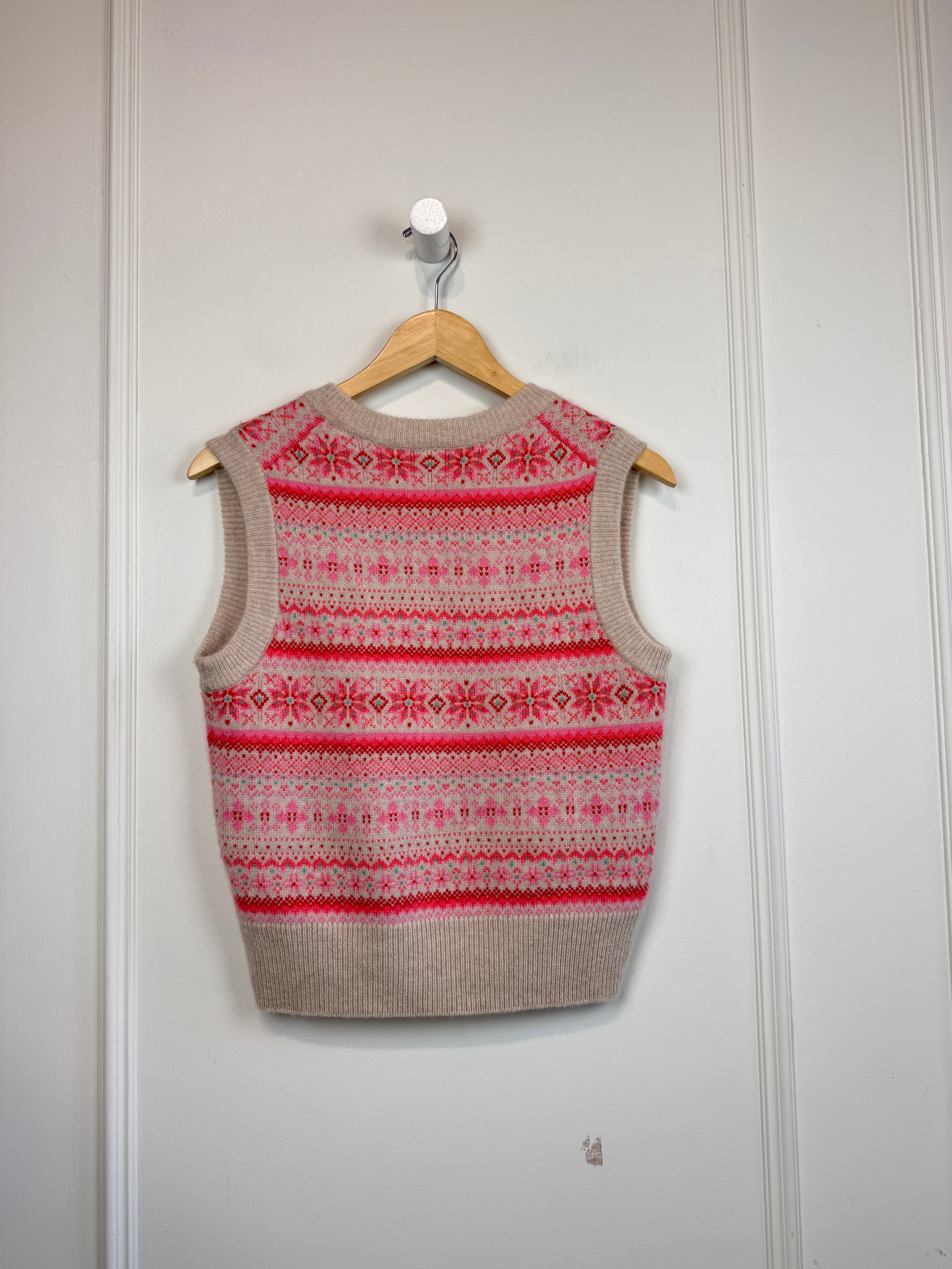 White + Warren Cashmere Vest (S)