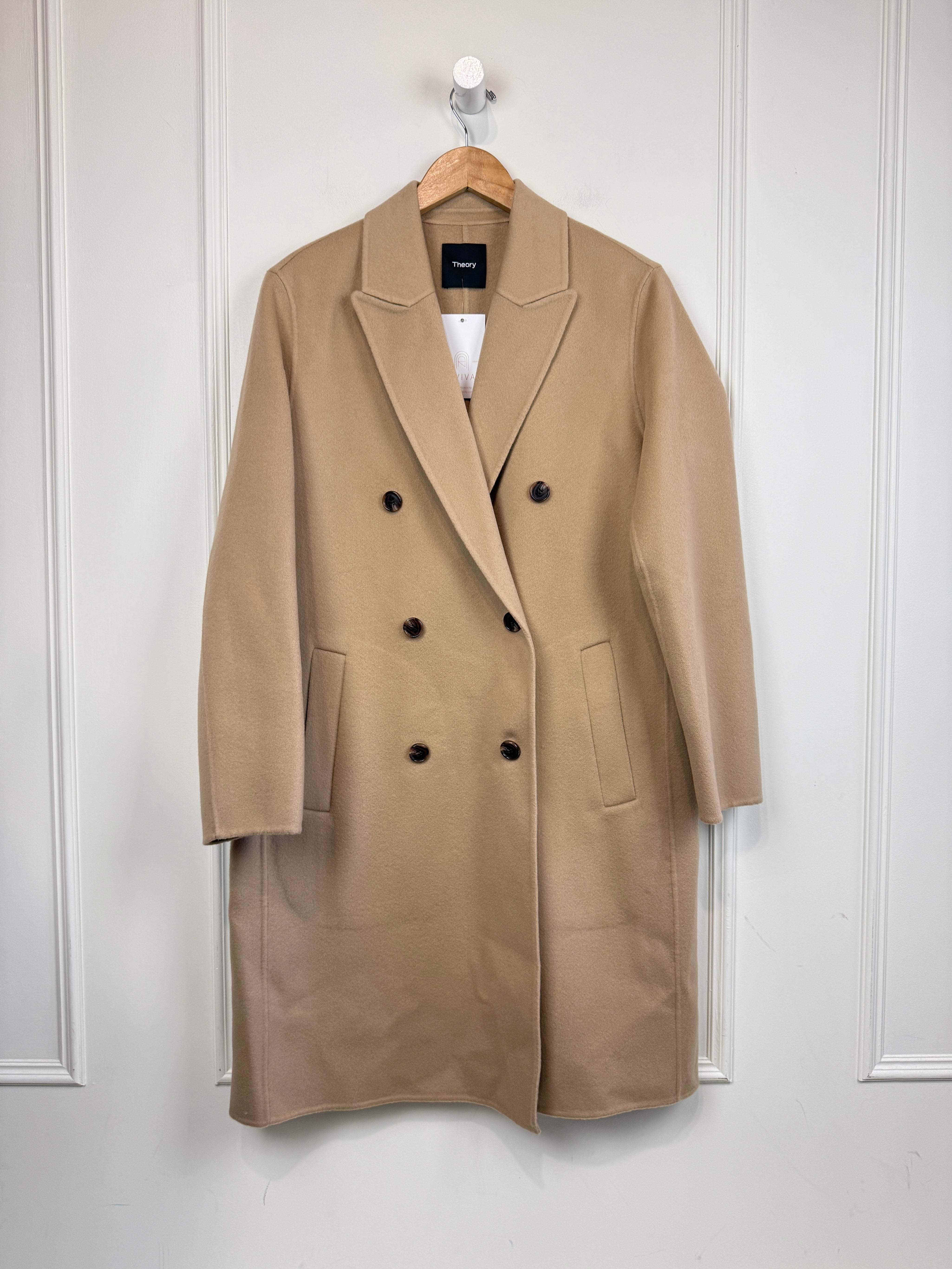 Theory Relaxed Coat Wool/Cashmere (S)