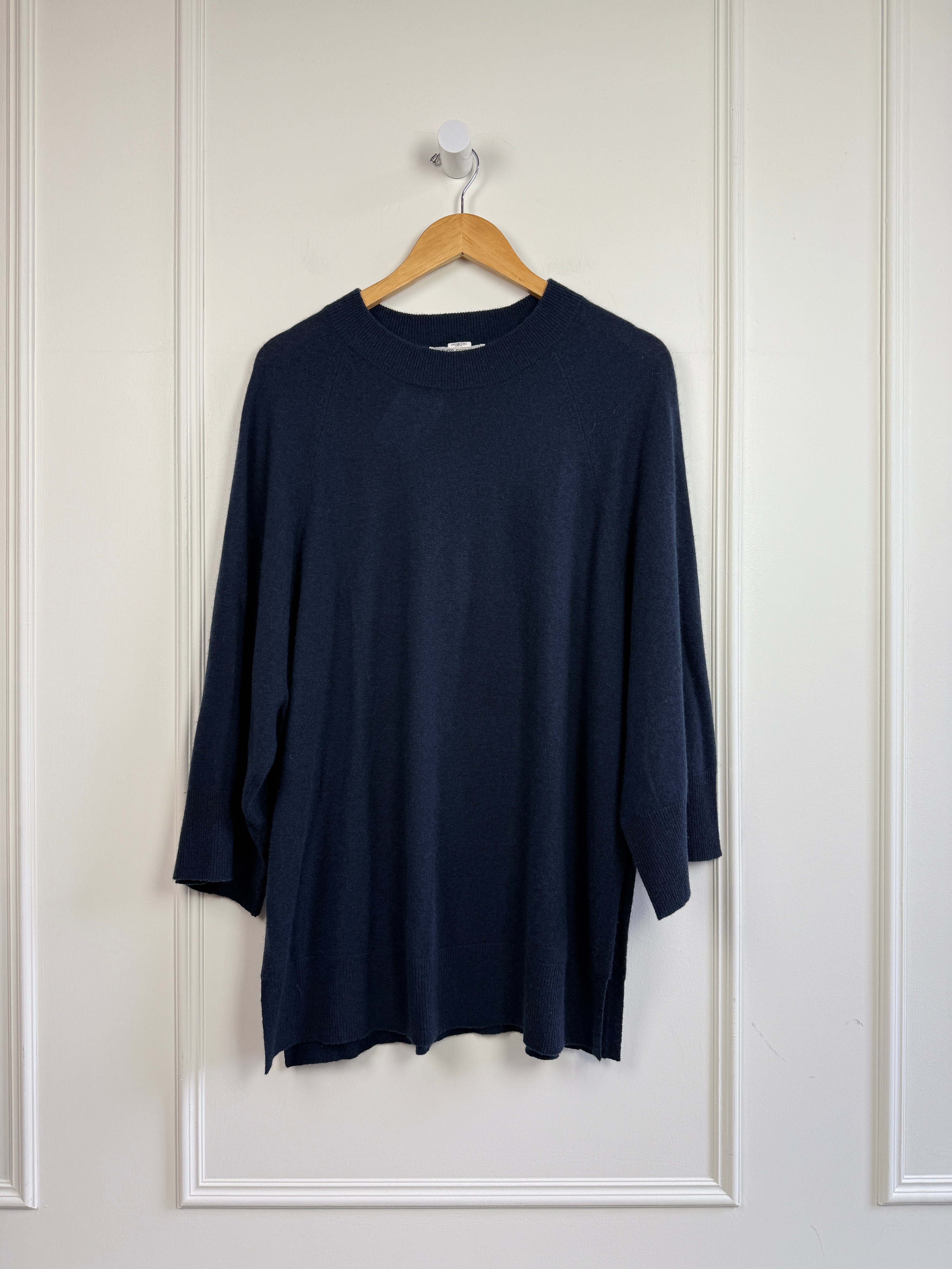 Autumn Cashmere Navy Sweater (L)