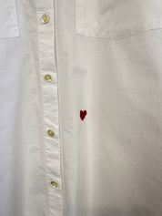 Kerri Rosenthal Mia Heart Patch Pocket Shirt (XS)