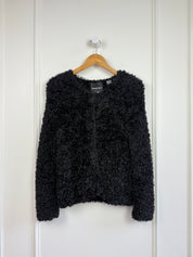 Vintage Michael Simon Fuzzy Coat Cardigan (M)