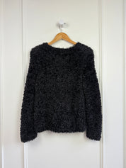 Vintage Michael Simon Fuzzy Coat Cardigan (M)
