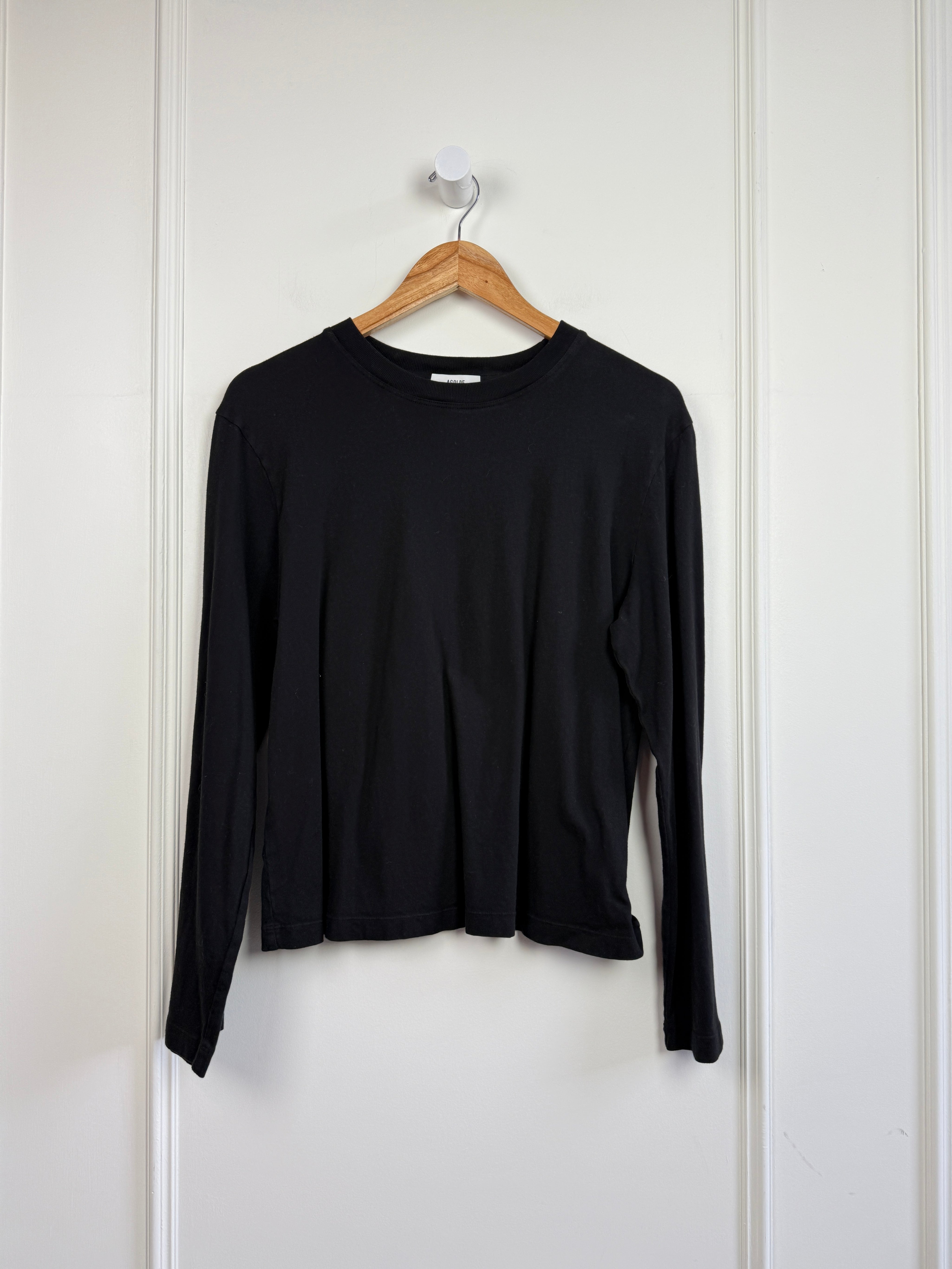 AGOLDE Black Tee (S)