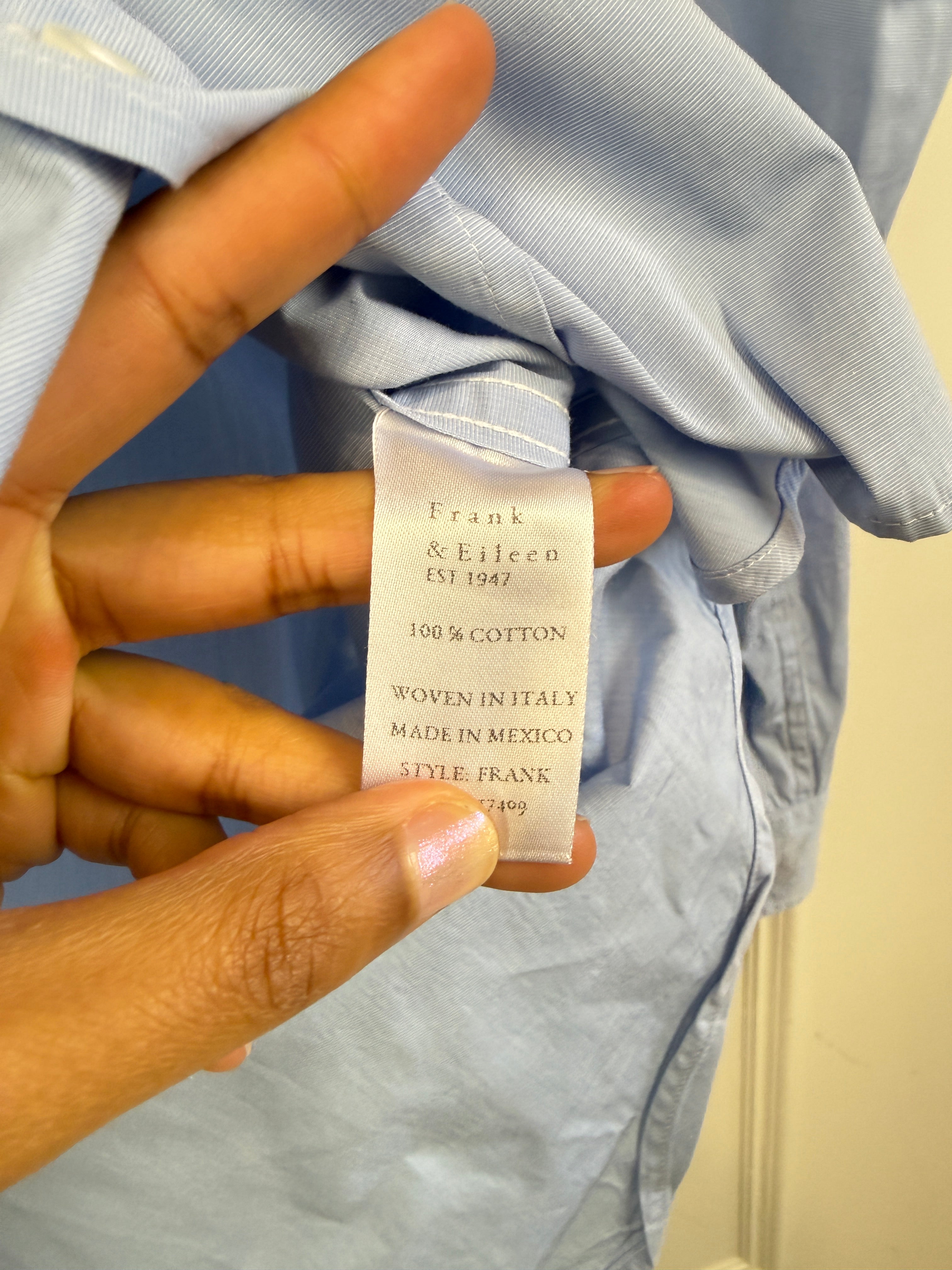 Frank & Eileen "Frank" Button Down (XS)